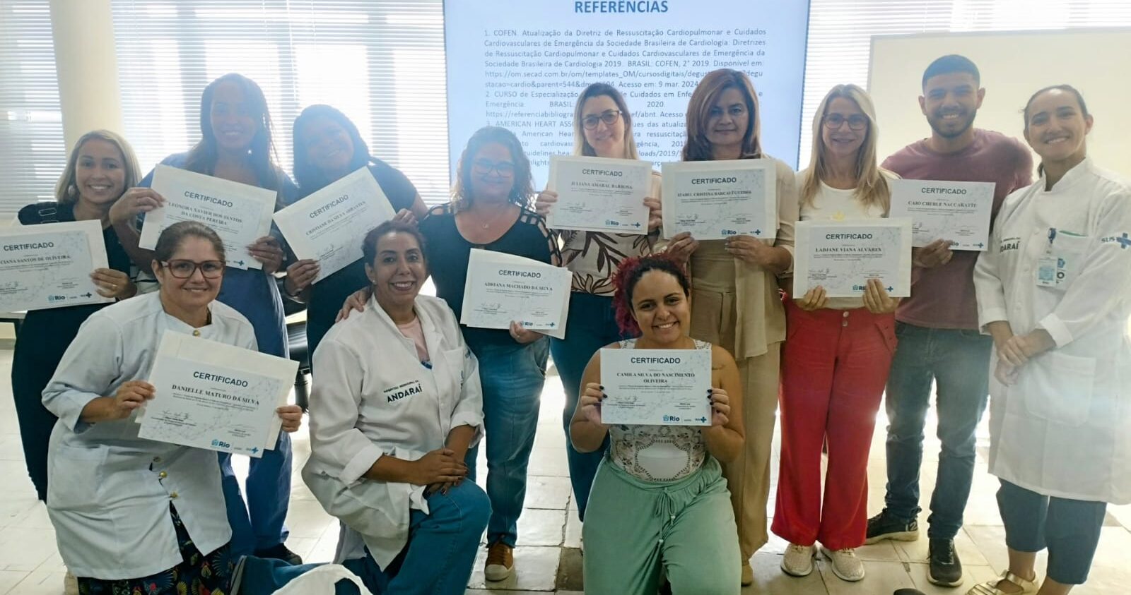 31ª Turma do Curso de  Suporte Básico à Vida em Emergências no Andaraí