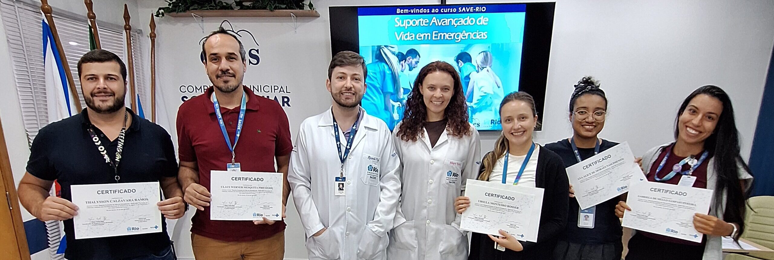 16ª turma do SAVE-RIO aconteceu no Hospital Municipal Souza Aguiar