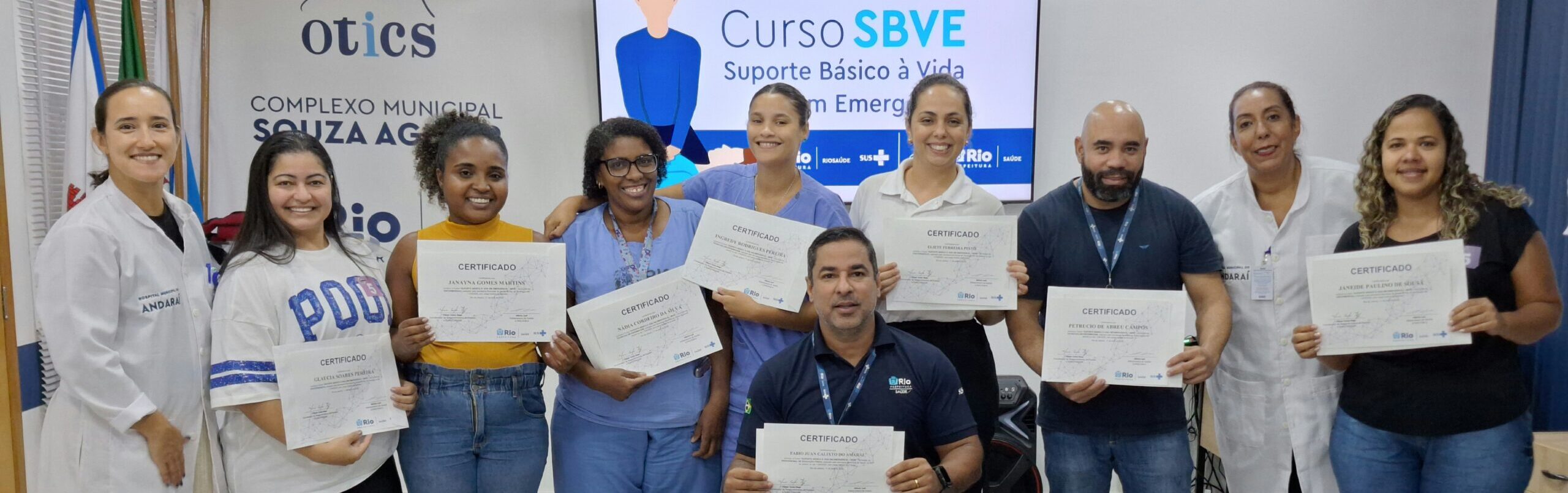 27ª Turma do Curso de Suporte Básico à Vida em Emergências no Souza Aguiar