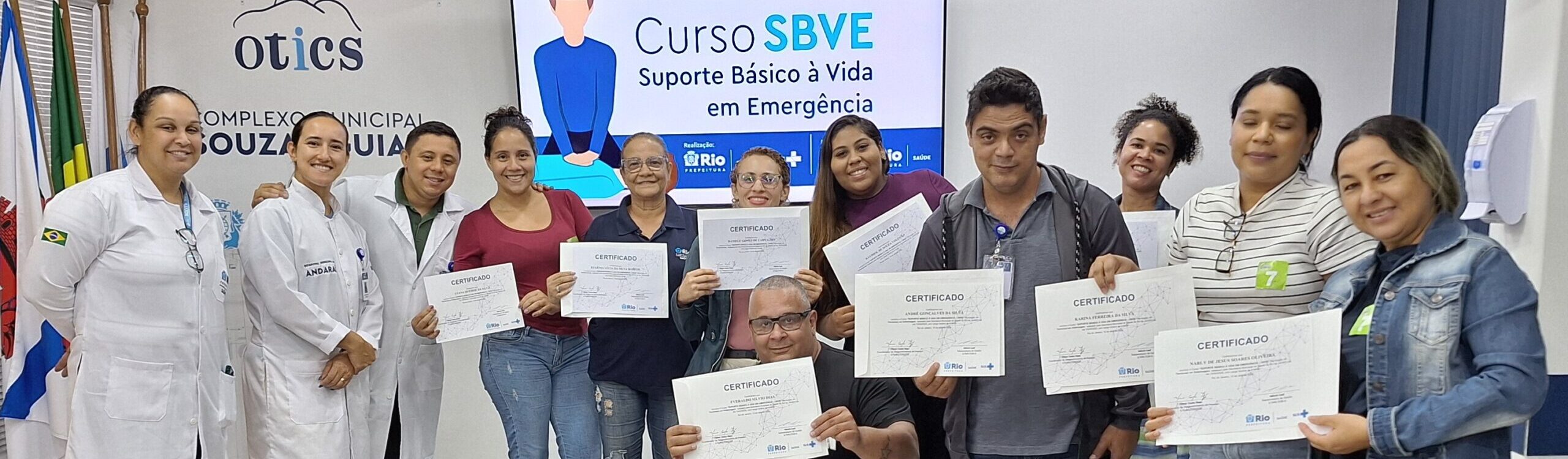 29ª Turma do Curso de Suporte Básico à Vida em Emergências no Souza Aguiar