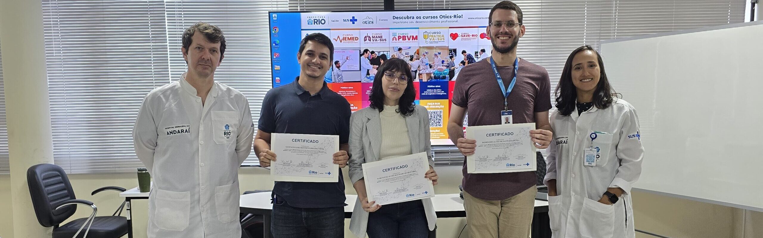 8ª turma do Curso de Manejo de Vias Aéreas, incluindo as de difícil acesso realizada na Estação OTICS-Rio Andaraí