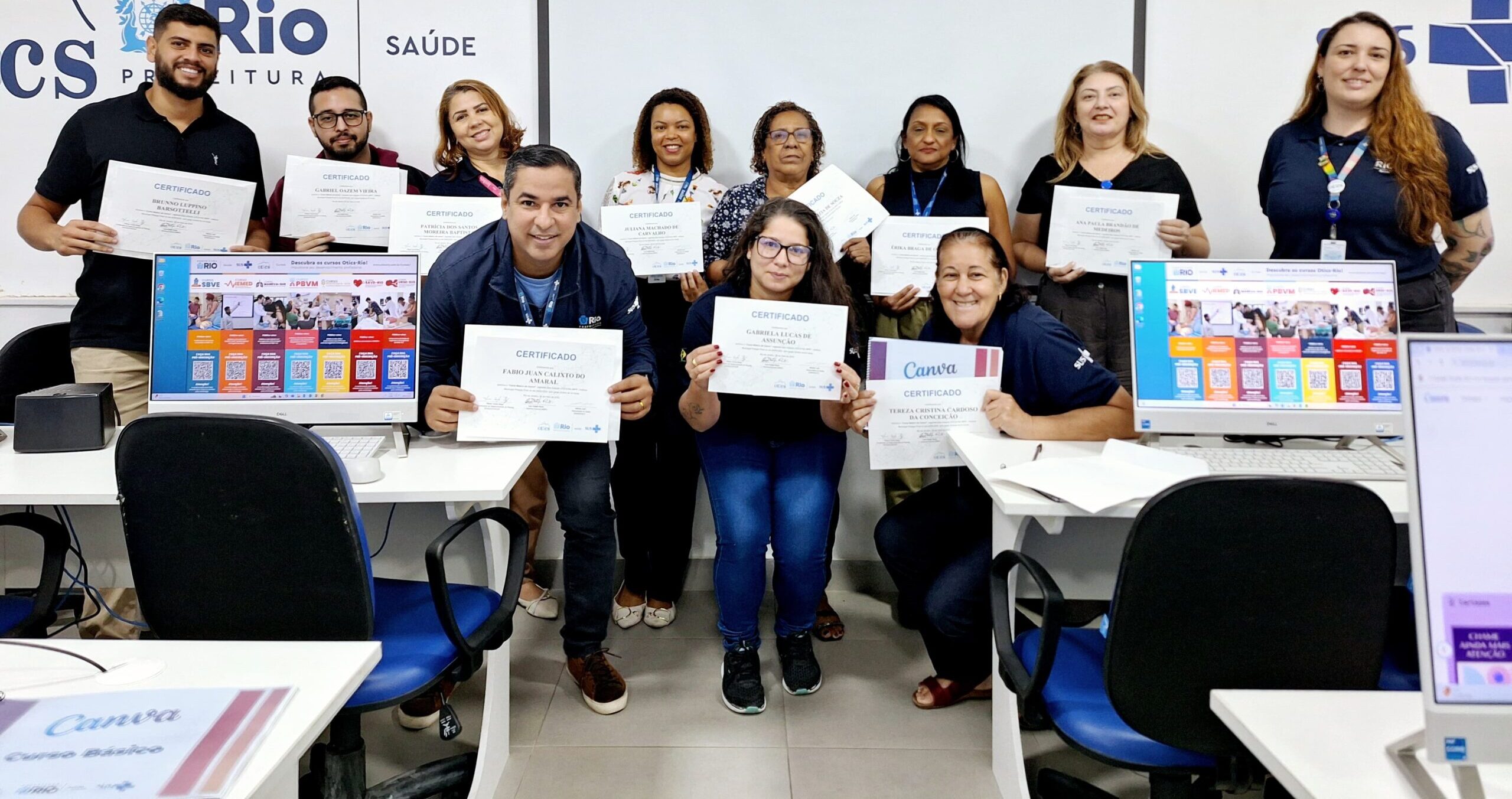 9ª turma de 2025 do Curso Básico de Canva da Secretaria Municipal de Saúde/OTICS-Rio