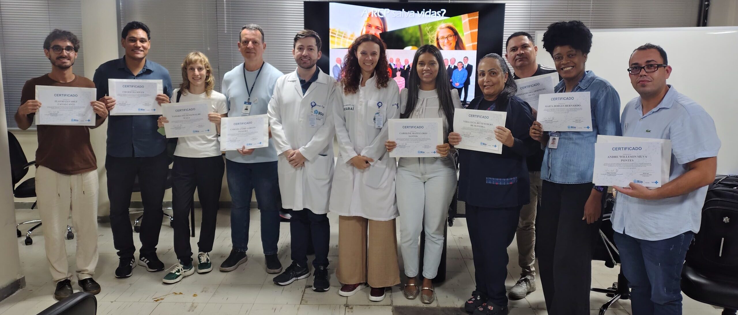 19ª turma do SAVE-RIO aconteceu no Hospital do Andaraí