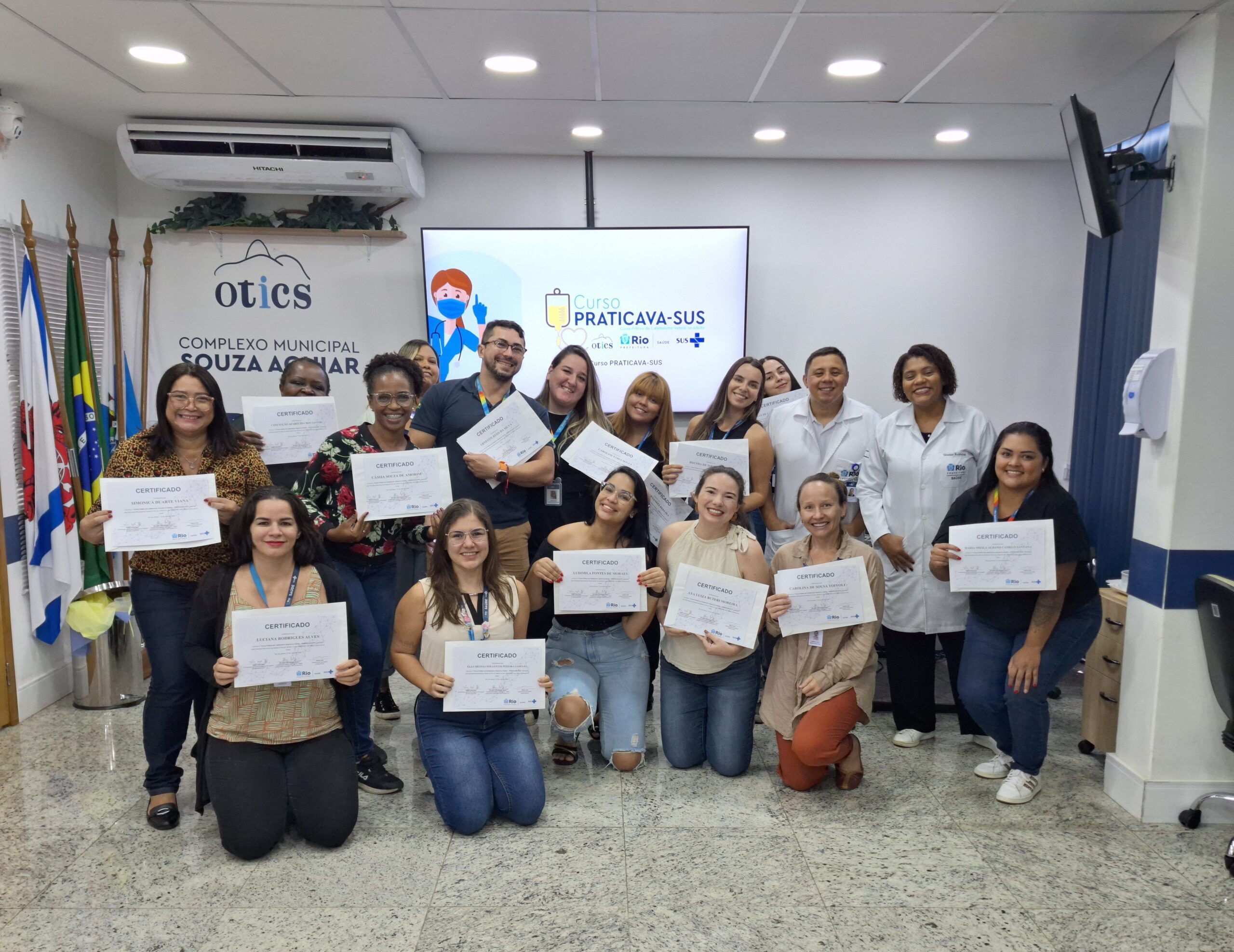 3ª Turma do Curso Prático de Cateterismo Vesical no Adulto (PRATICAVA-SUS) no Hospital Souza Aguiar