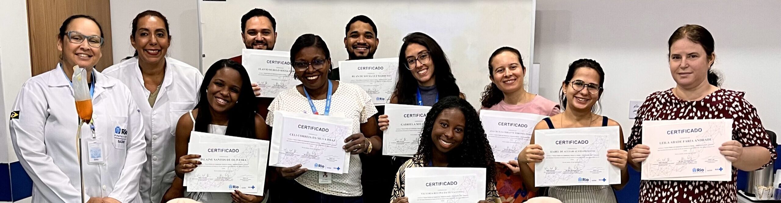 4ª Turma do Curso Prático de Cateterismo Vesical no Adulto (PRATICAVA-SUS) no Hospital Souza Aguiar