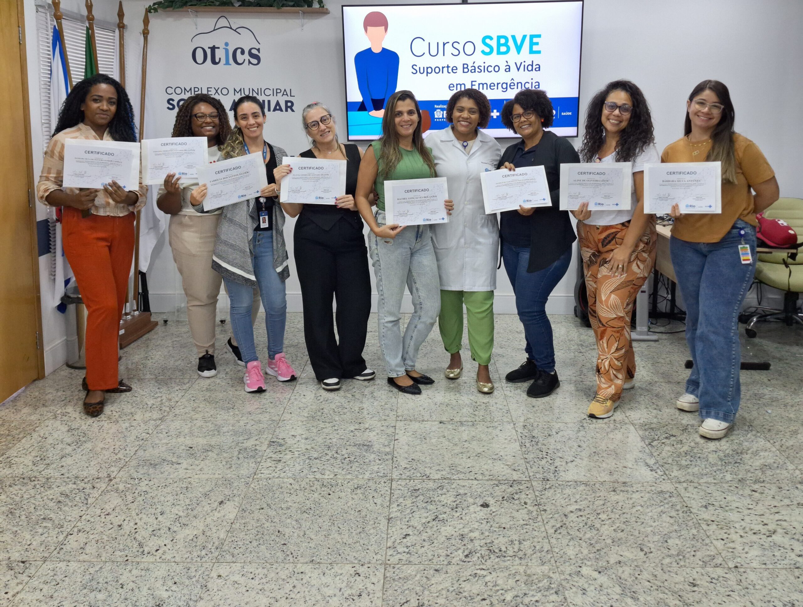 36ª Turma do Curso Suporte Básico à Vida em Emergências no Souza Aguiar
