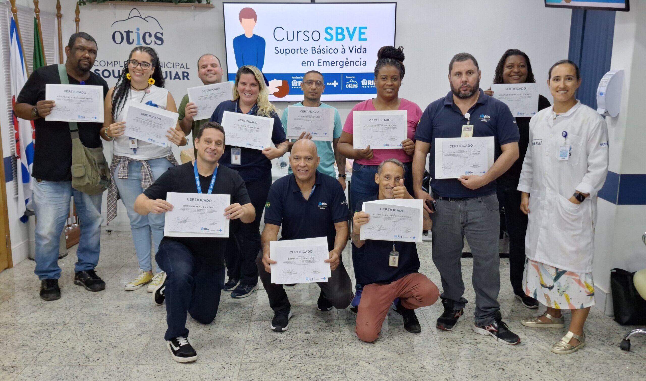 37ª Turma do Curso de Suporte Básico à Vida em Emergências no Souza Aguiar