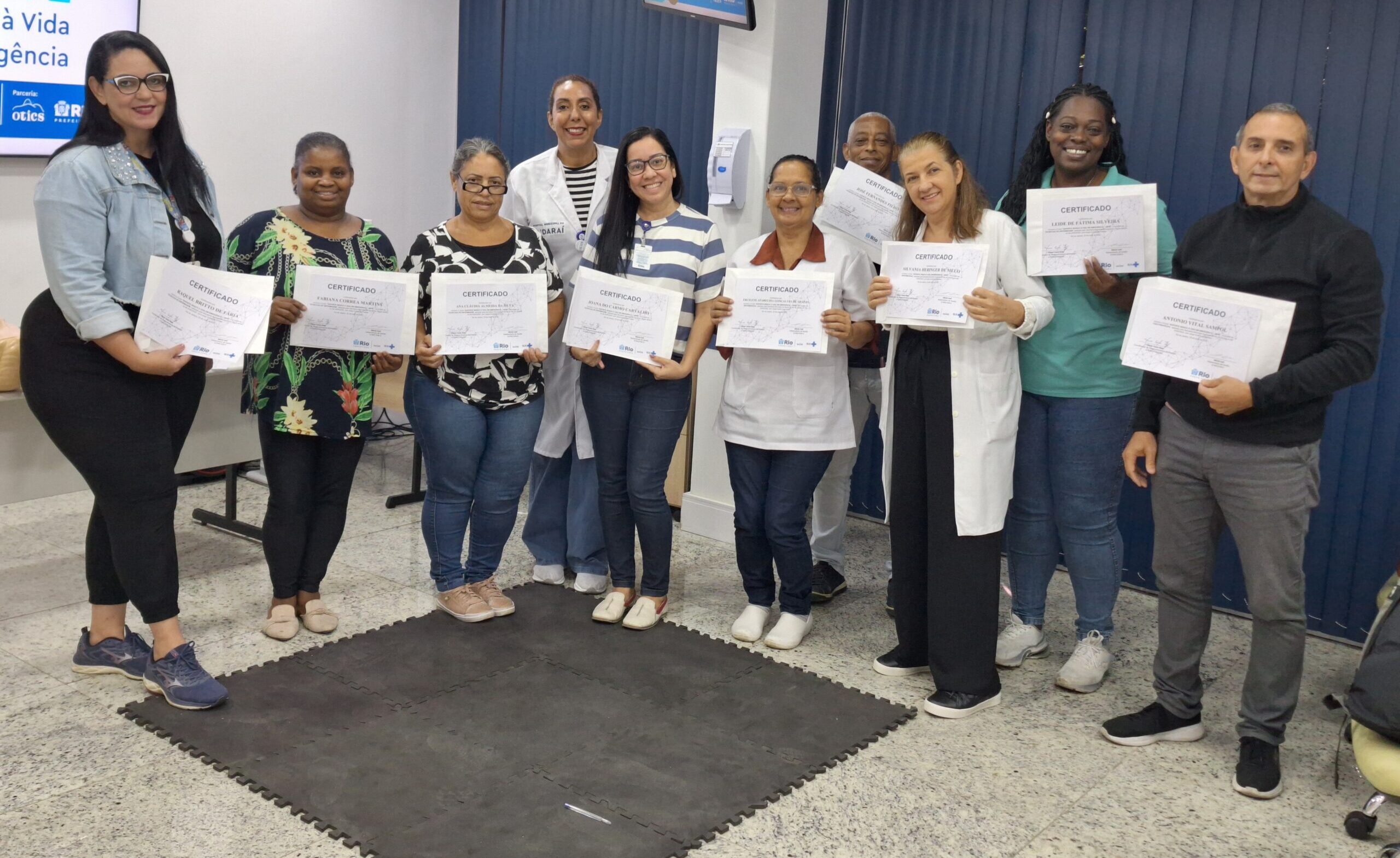 42ª Turma do Curso Suporte Básico à Vida em Emergências no Souza Aguiar