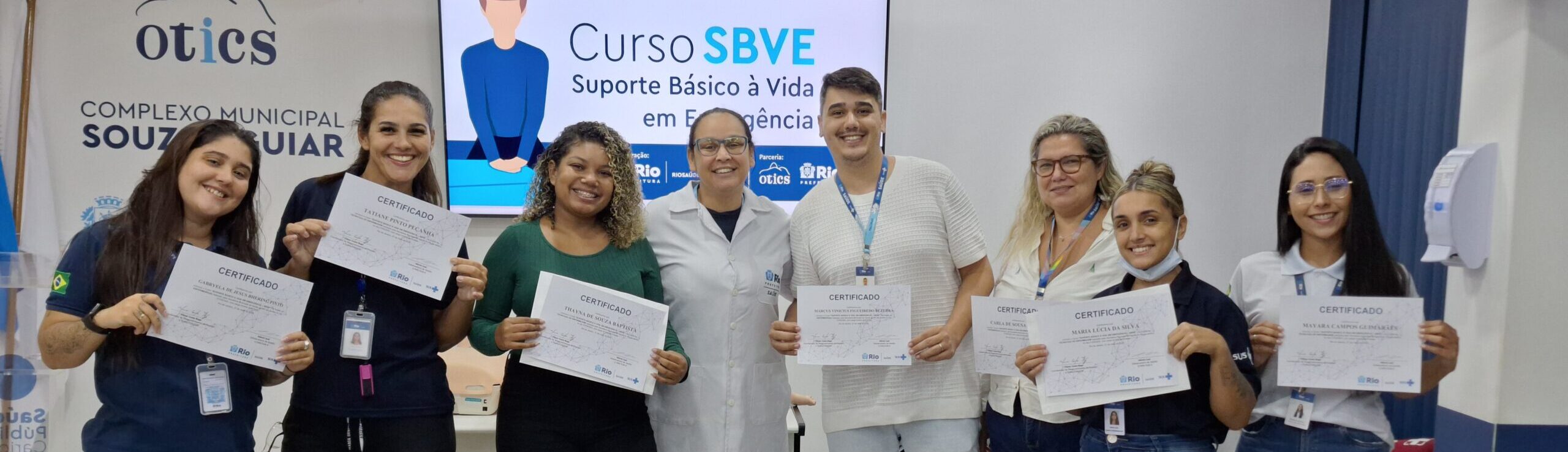47ª Turma do Curso Suporte Básico à Vida em Emergências no Souza Aguiar