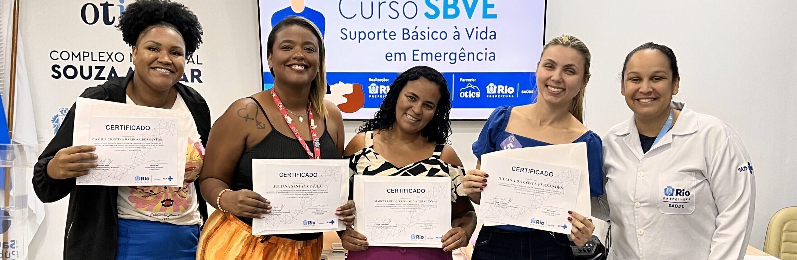 46ª Turma do Curso Suporte Básico à Vida em Emergências no Souza Aguiar