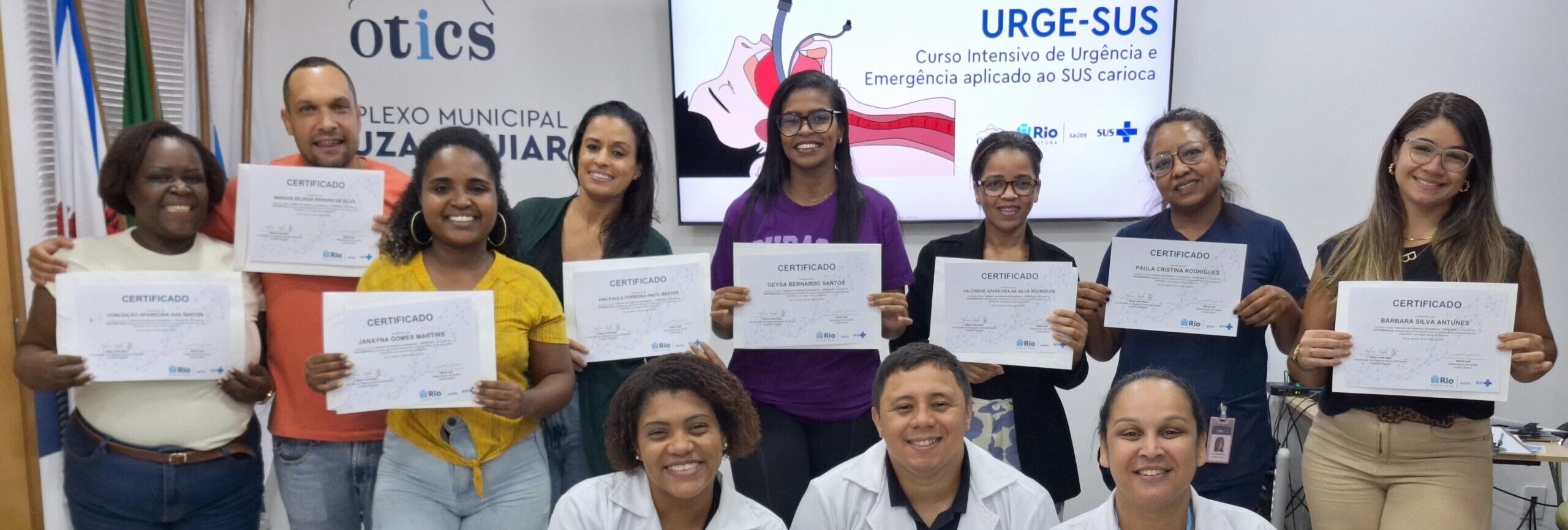 8ª Turma do Curso Intensivo de Urgência e Emergência Aplicado ao SUS Carioca – URGE-SUS no Hospital Souza Aguiar