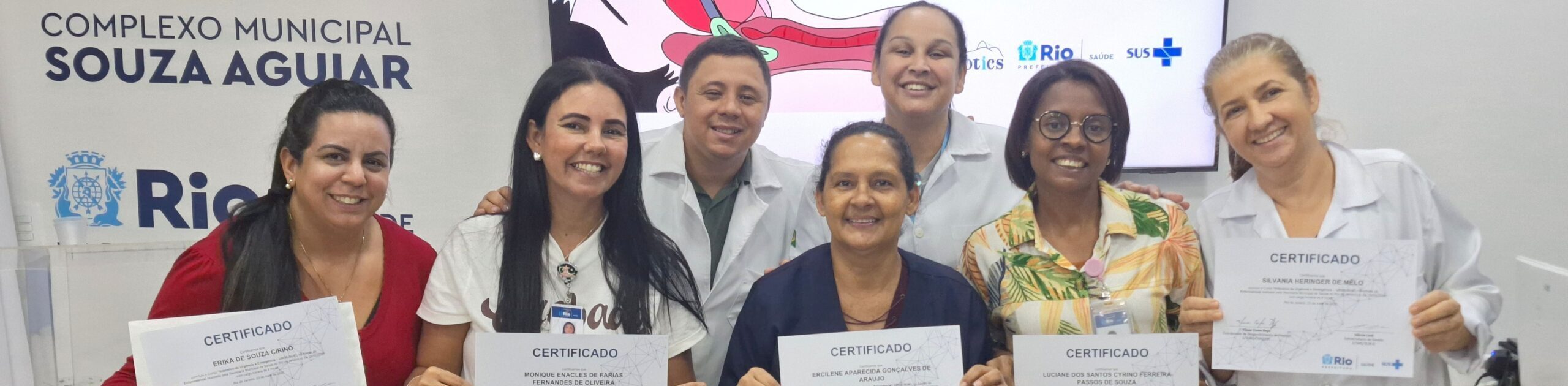 9ª Turma do Curso Intensivo de Urgência e Emergência Aplicado ao SUS Carioca – URGE-SUS no Hospital Souza Aguiar