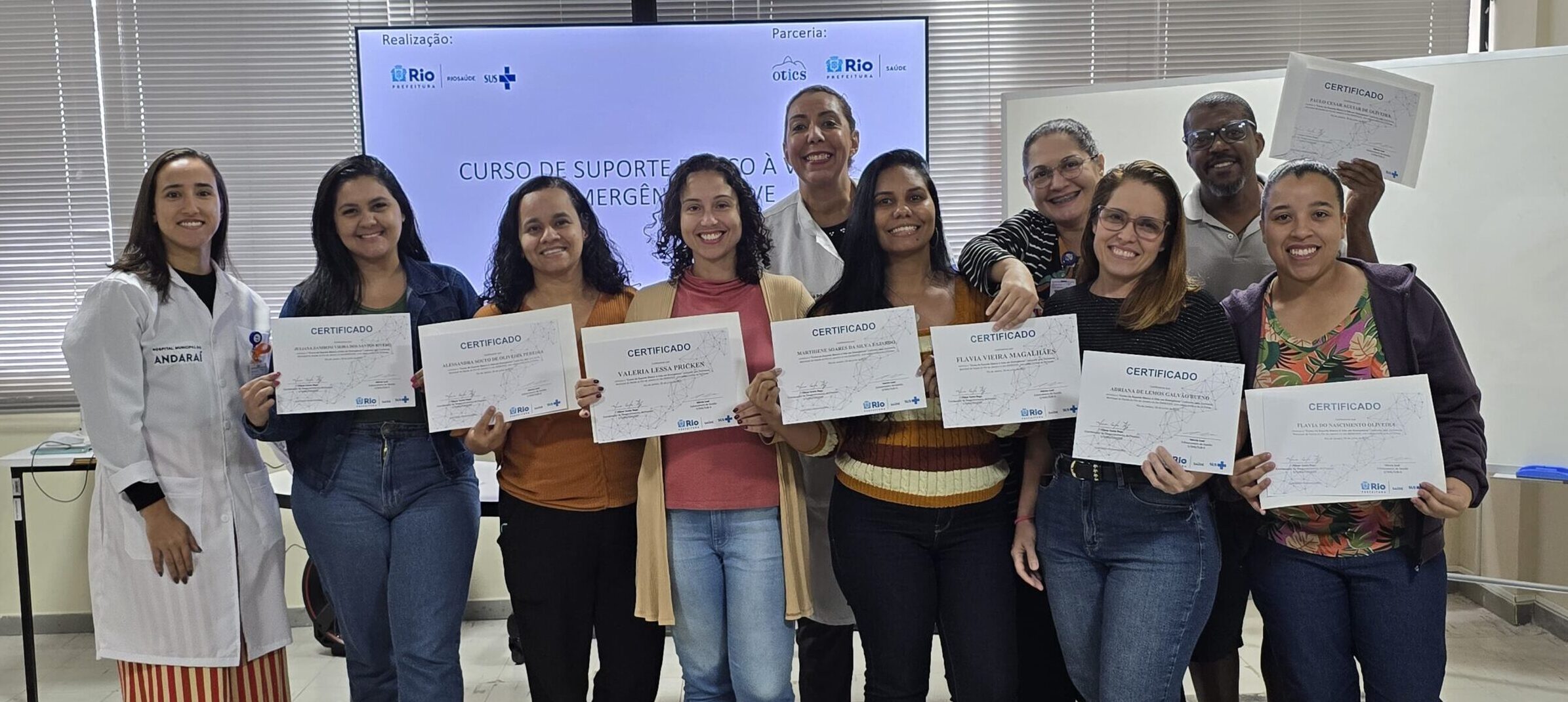 50ª Turma do Curso Suporte Básico à Vida em Emergências no Andaraí