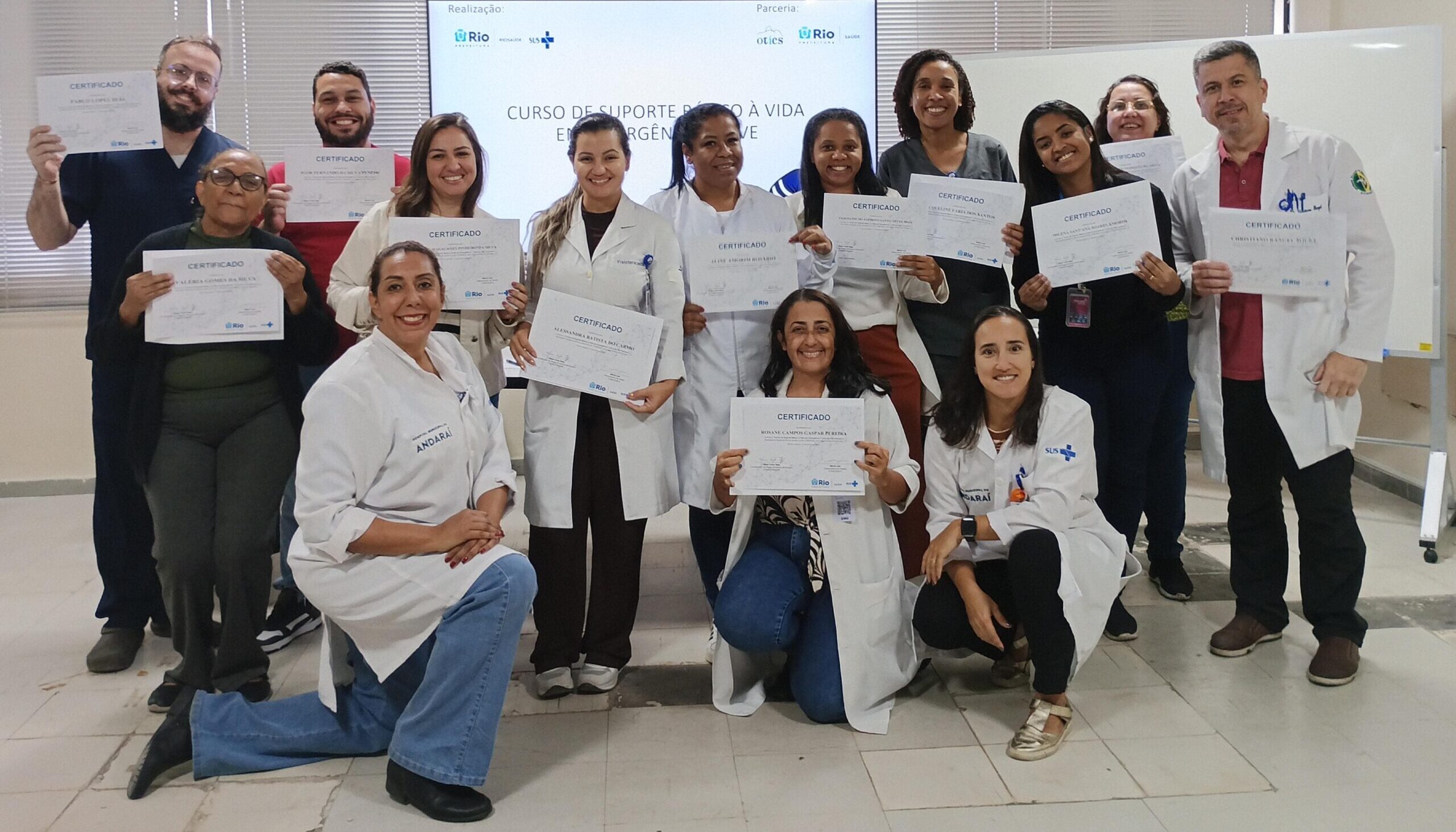 53ª Turma do Curso Suporte Básico à Vida em Emergências no Andaraí
