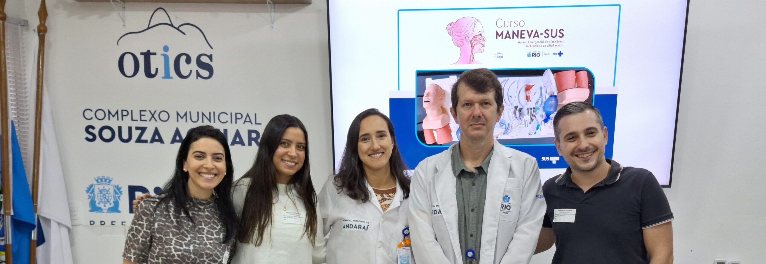 14ª turma do Curso de Manejo de Vias Aéreas, incluindo as de difícil acesso realizada na Estação OTICS-Rio Souza Aguiar