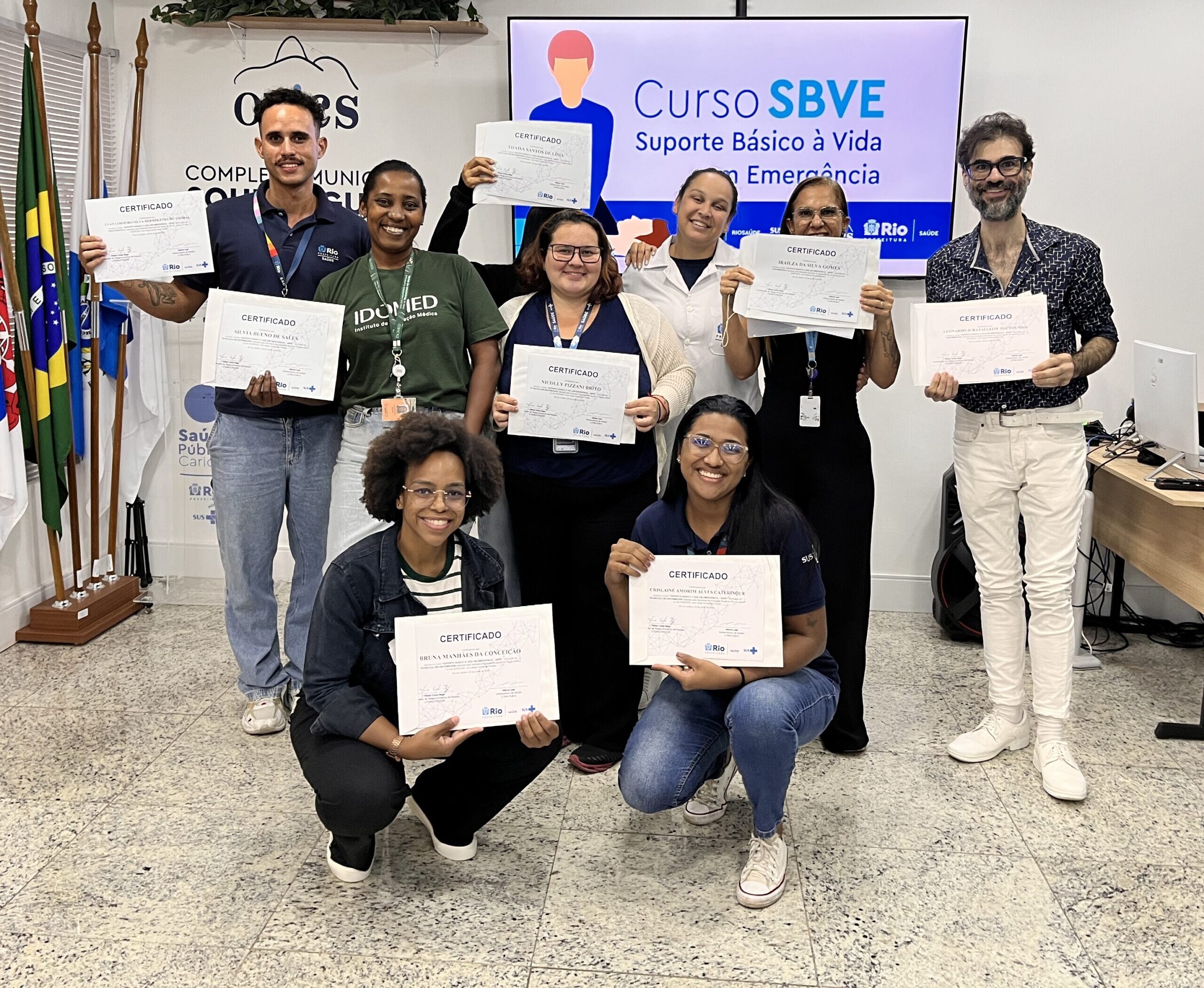 49ª Turma do Curso Suporte Básico à Vida em Emergências no Souza Aguiar