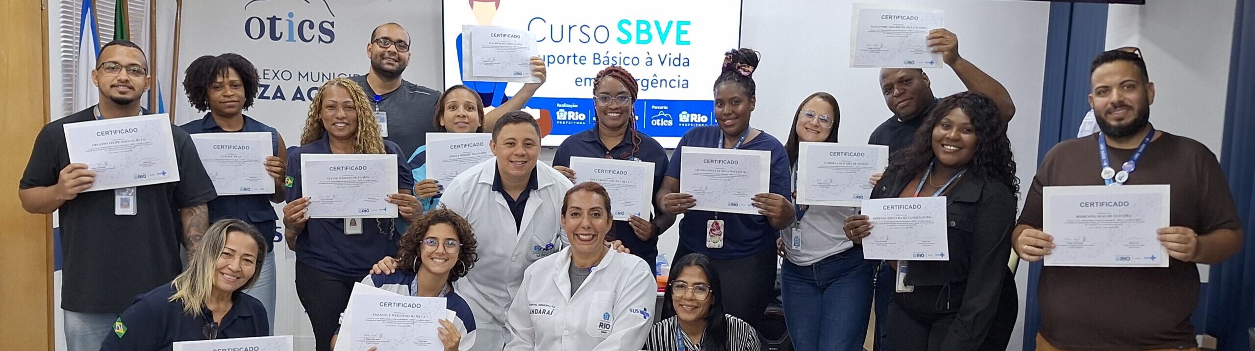 55ª Turma do Curso de Suporte Básico à Vida em Emergências no Souza Aguiar