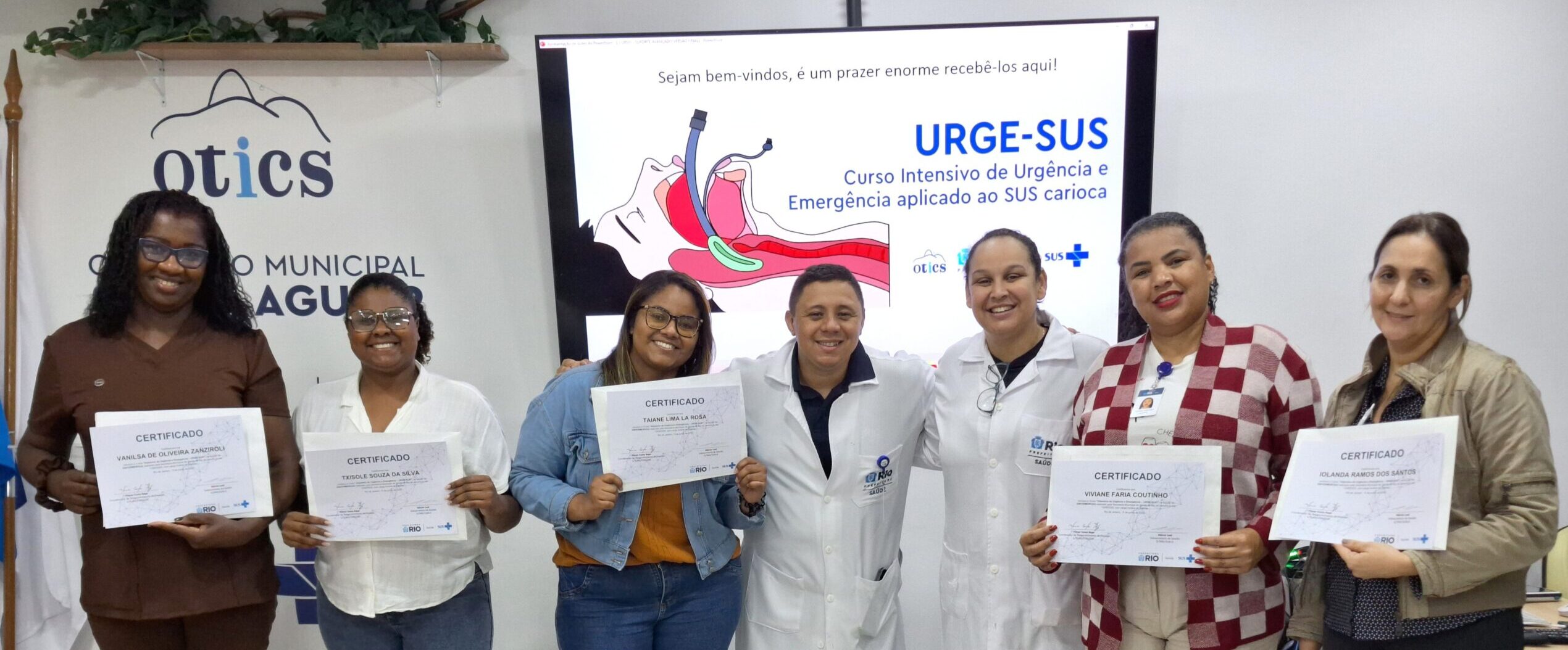11ª Turma do Curso Intensivo de Urgência e Emergência Aplicado ao SUS Carioca – URGE-SUS no Hospital Souza Aguiar