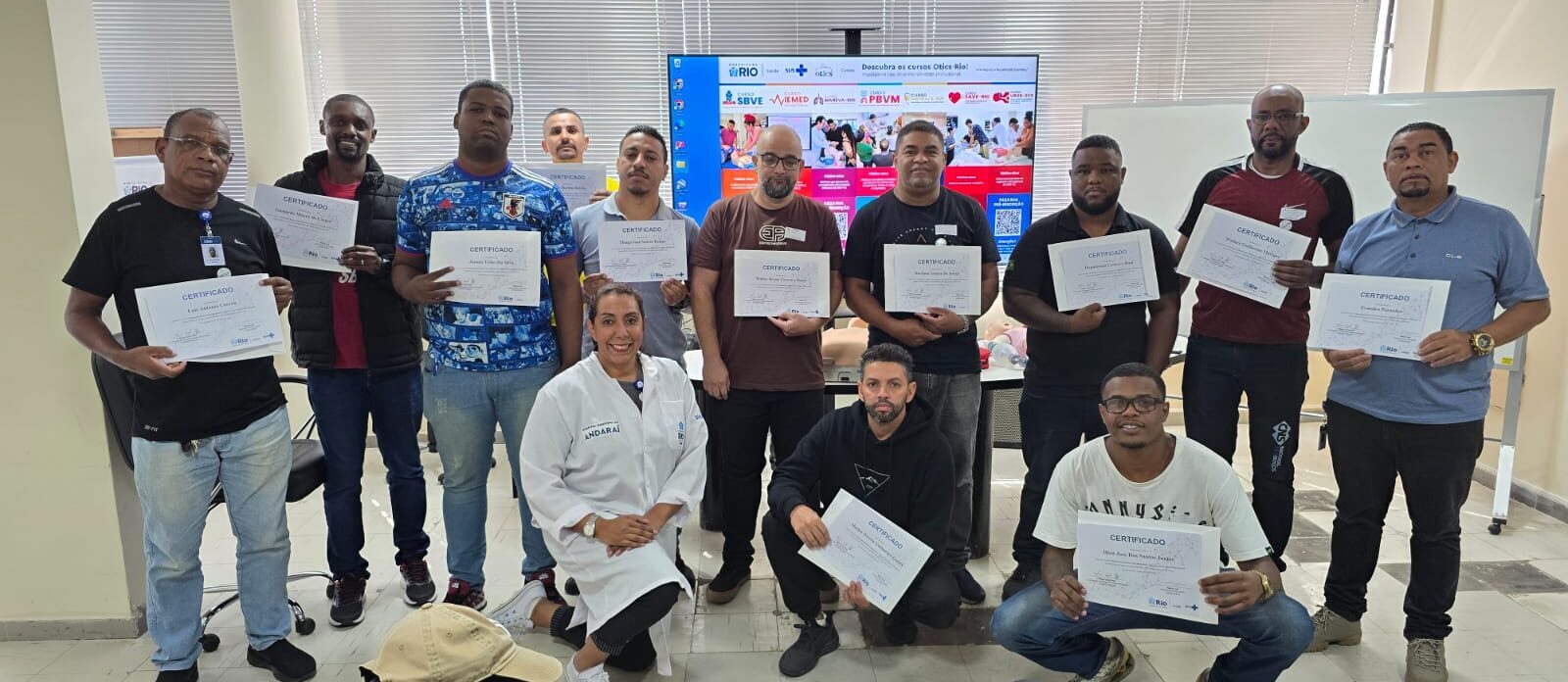 4ª turma do Curso de “Orientações Básicas para Maqueiros” (OBAMA) Acontece no Andaraí