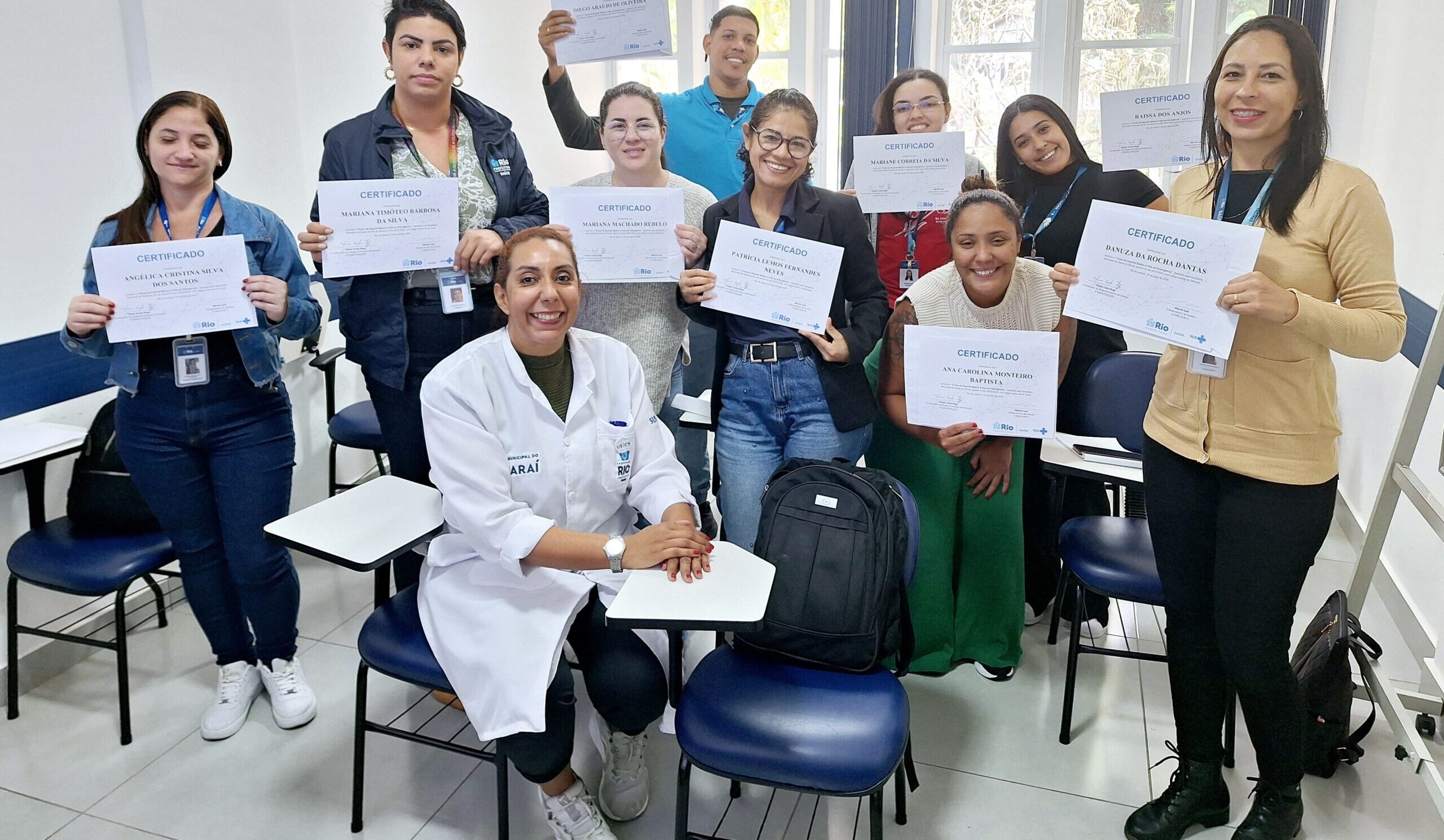 67ª Turma do Curso de Suporte Básico à Vida em Emergências no IMPP
