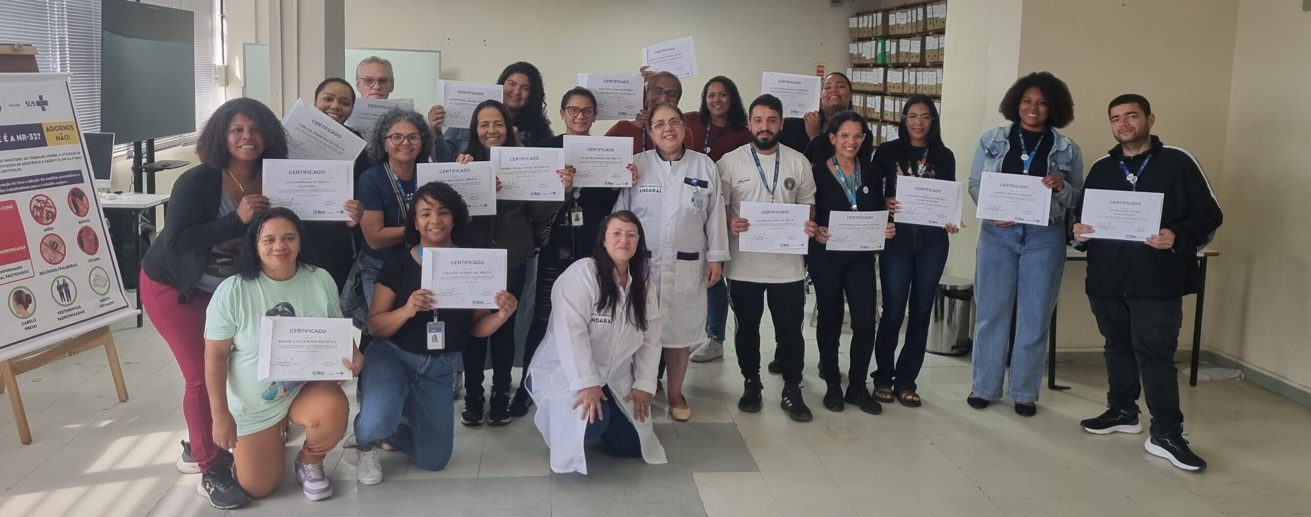 5ª turma sobre Orientações Básicas do Uso Racional de Medicamentos (OBURME) na OTICS Andaraí