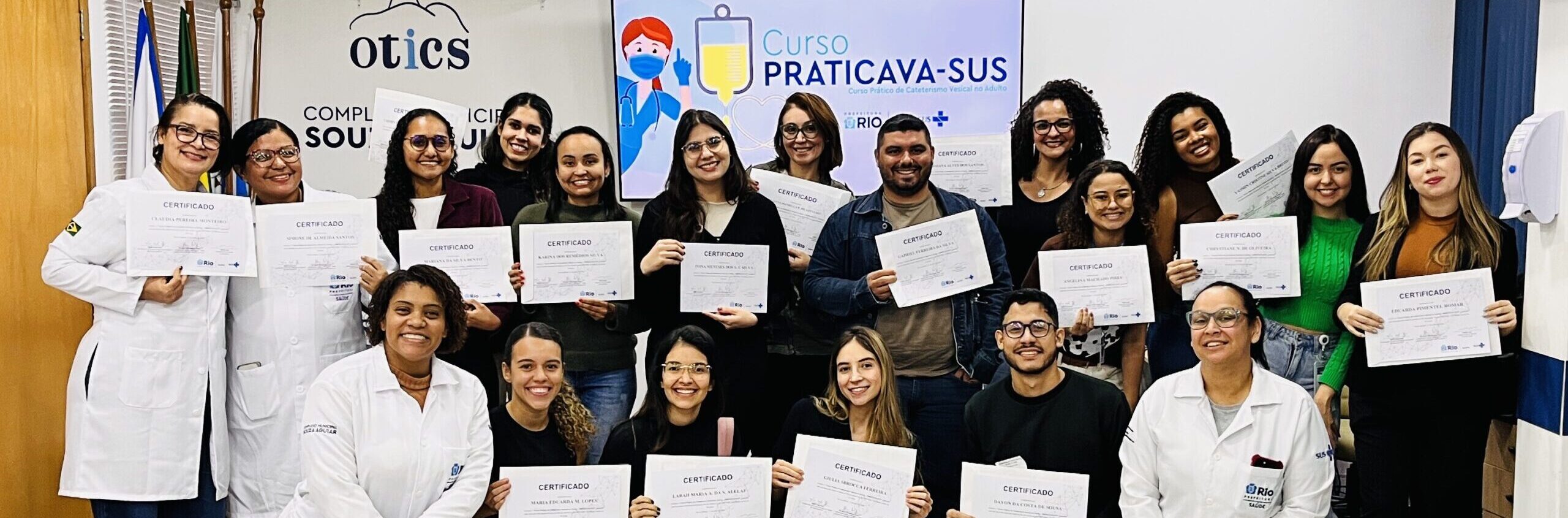 7ª Turma do Curso Prático de Cateterismo Vesical no Adulto (PRATICAVA-SUS) no Hospital Souza Aguiar
