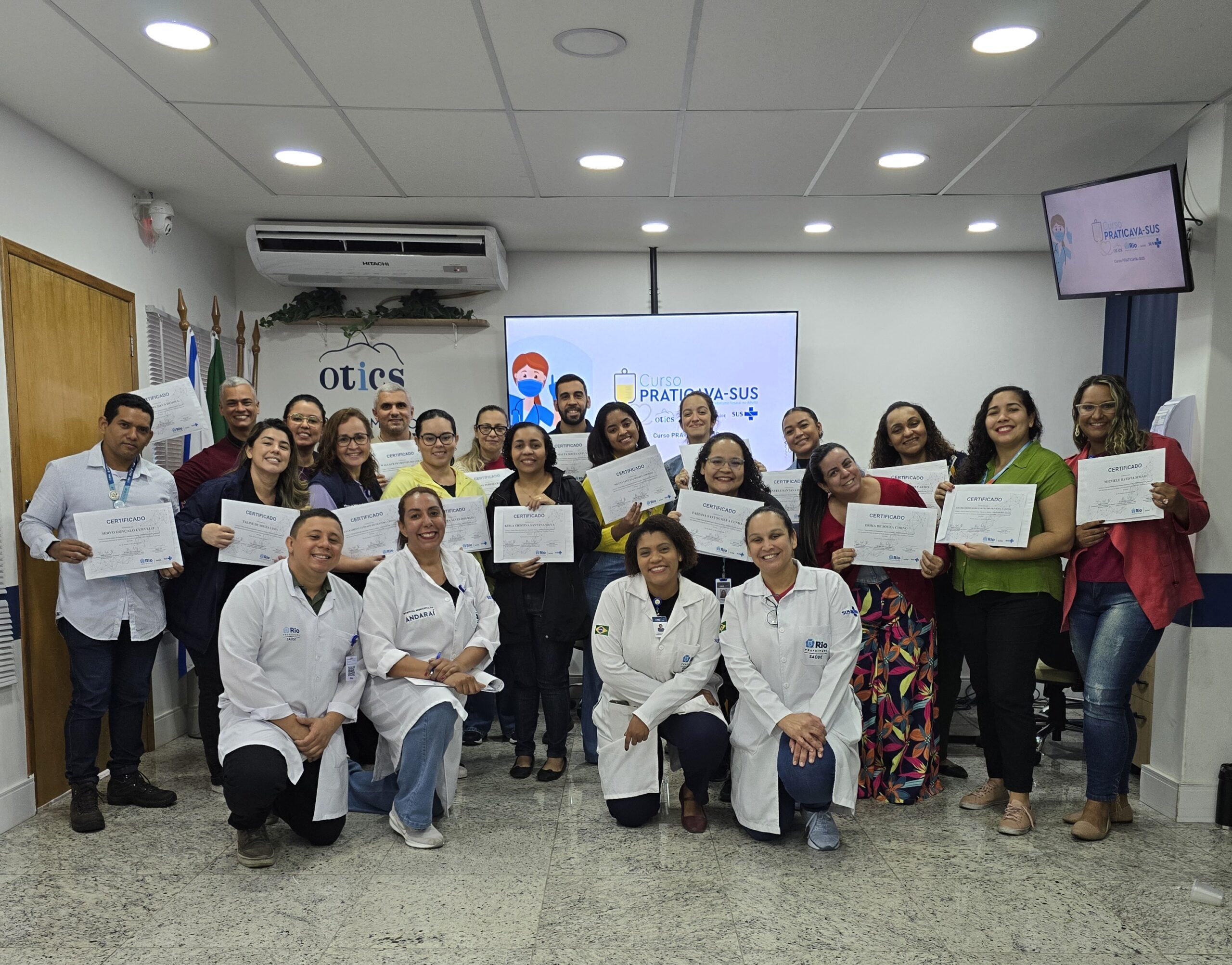 8ª Turma do Curso Prático de Cateterismo Vesical no Adulto (PRATICAVA-SUS) no Hospital Souza Aguiar