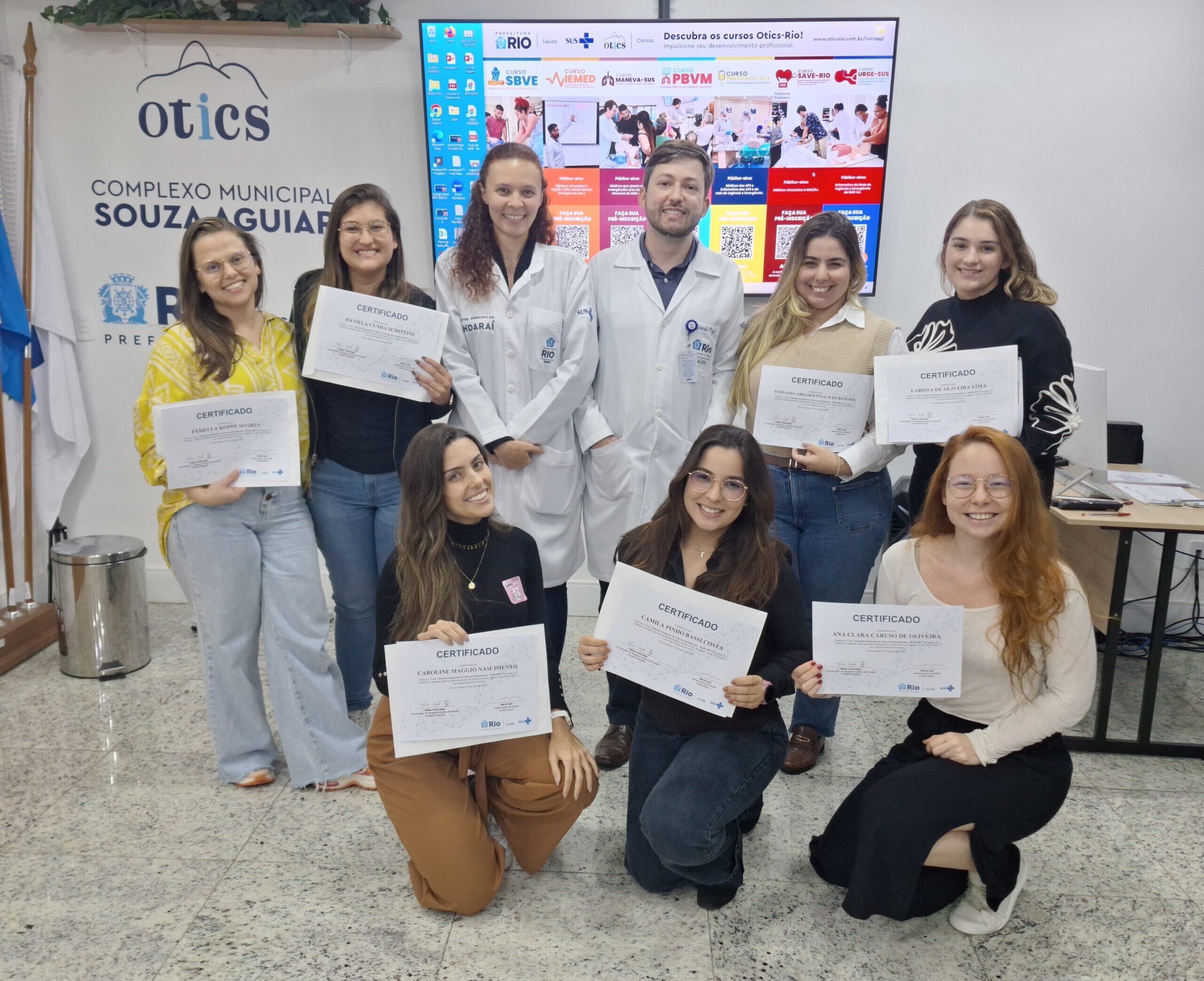 26ª turma do SAVE-RIO aconteceu no Hospital Municipal Souza Aguiar