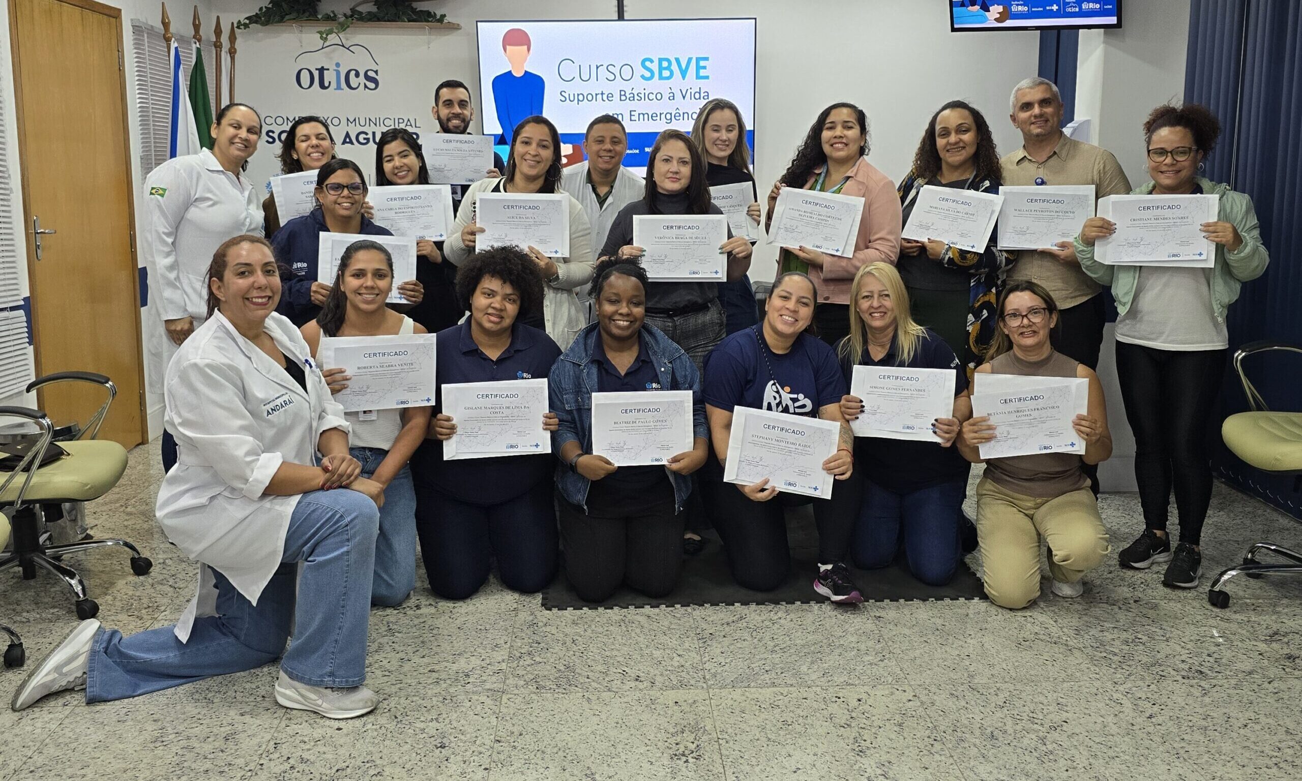 68ª Turma do Curso de Suporte Básico à Vida em Emergências no Souza Aguiar