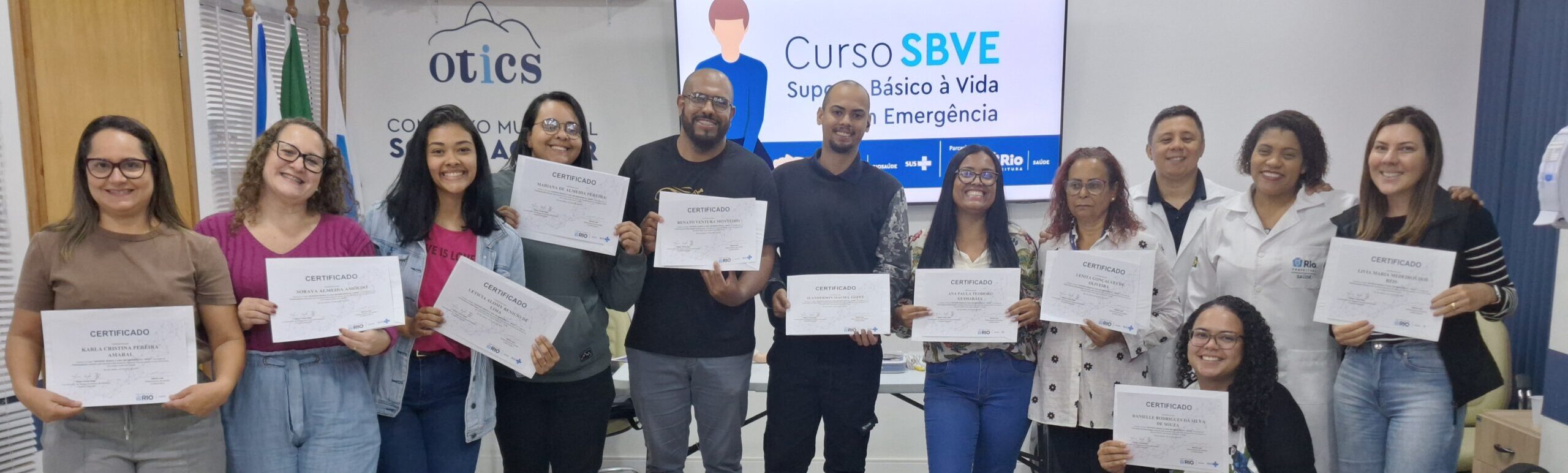 64ª Turma do Curso de Suporte Básico à Vida em Emergências no Souza Aguiar