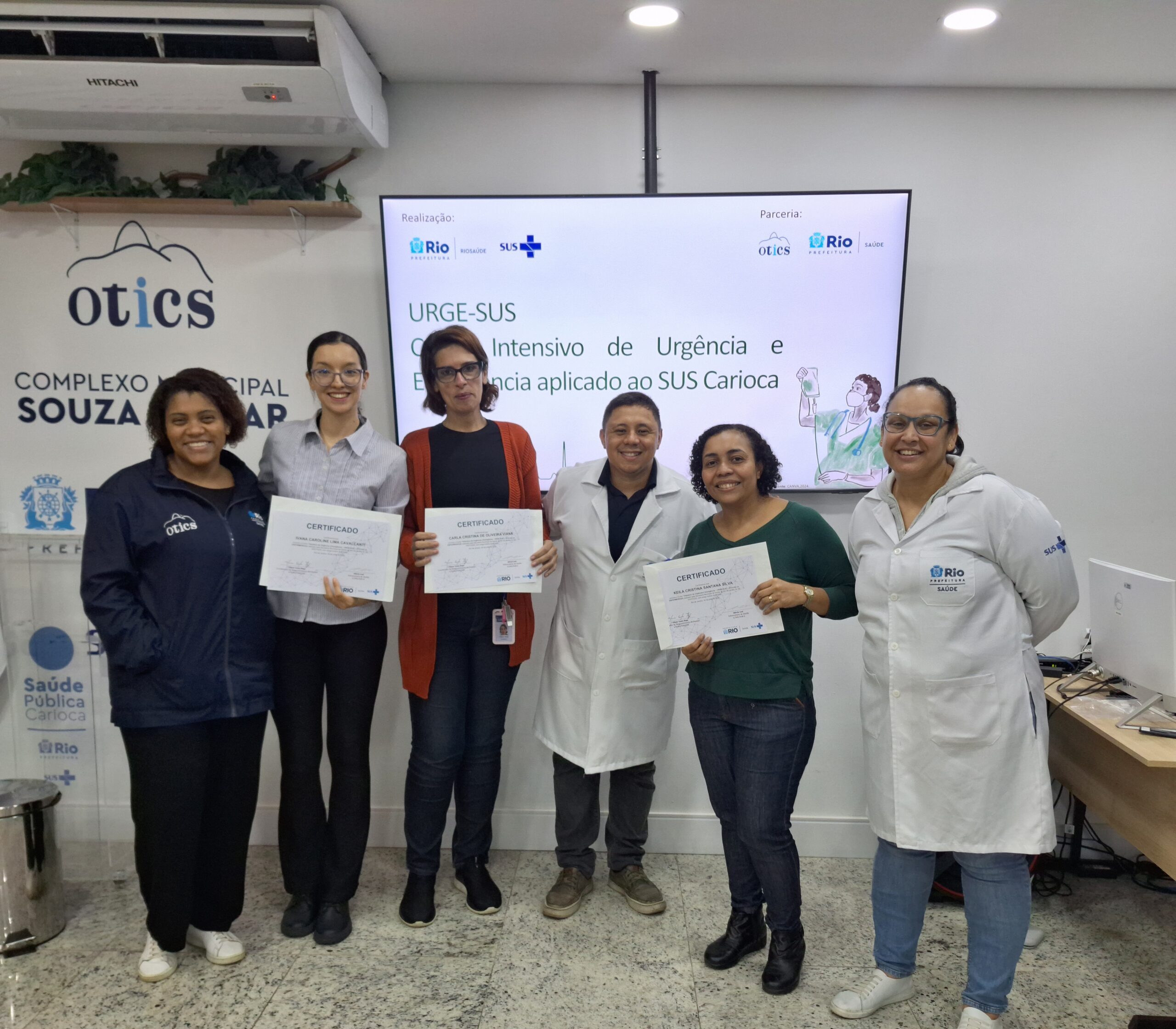 12ª Turma do Curso Intensivo de Urgência e Emergência Aplicado ao SUS Carioca – URGE-SUS no Hospital Souza Aguiar
