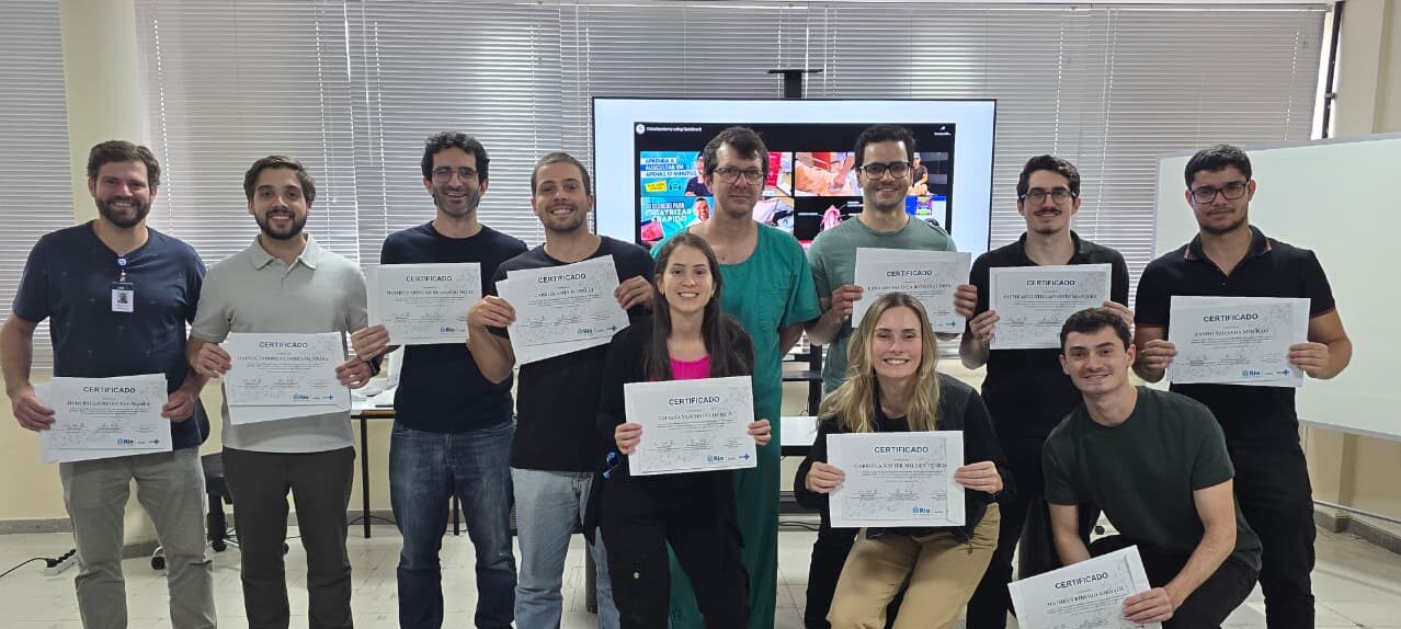 19ª turma do Curso de Manejo de Vias Aéreas, incluindo as de difícil acesso realizada na Estação OTICS-Rio Andaraí