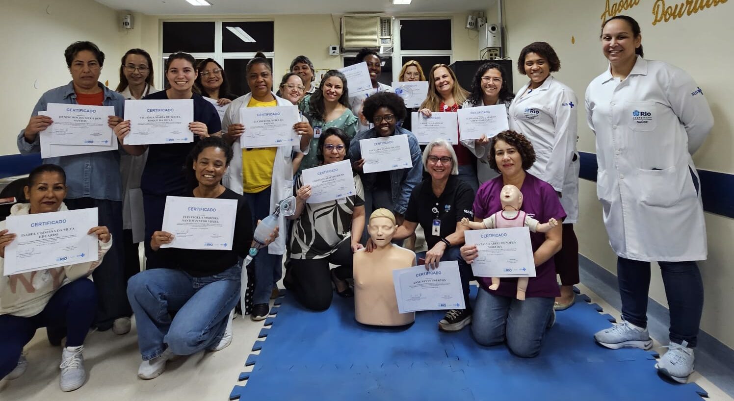 76ª Turma do Curso de Suporte Básico à Vida em Emergências no Lourenço Jorge