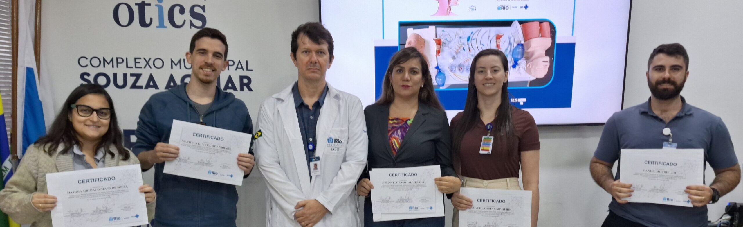 20ª turma do Curso de Manejo de Vias Aéreas, incluindo as de difícil acesso realizada na Estação OTICS-Rio Souza Aguiar