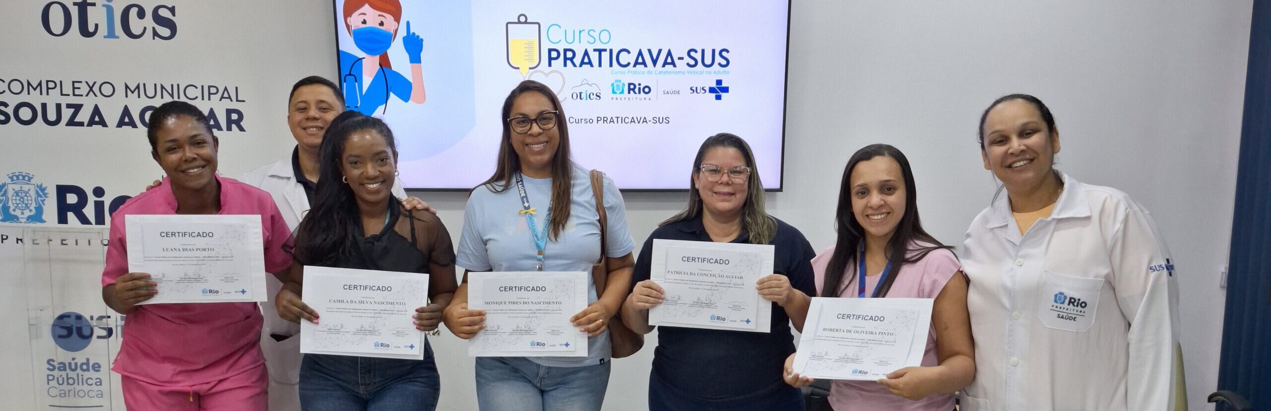 9ª Turma do Curso Prático de Cateterismo Vesical no Adulto (PRATICAVA-SUS) no Hospital Souza Aguiar