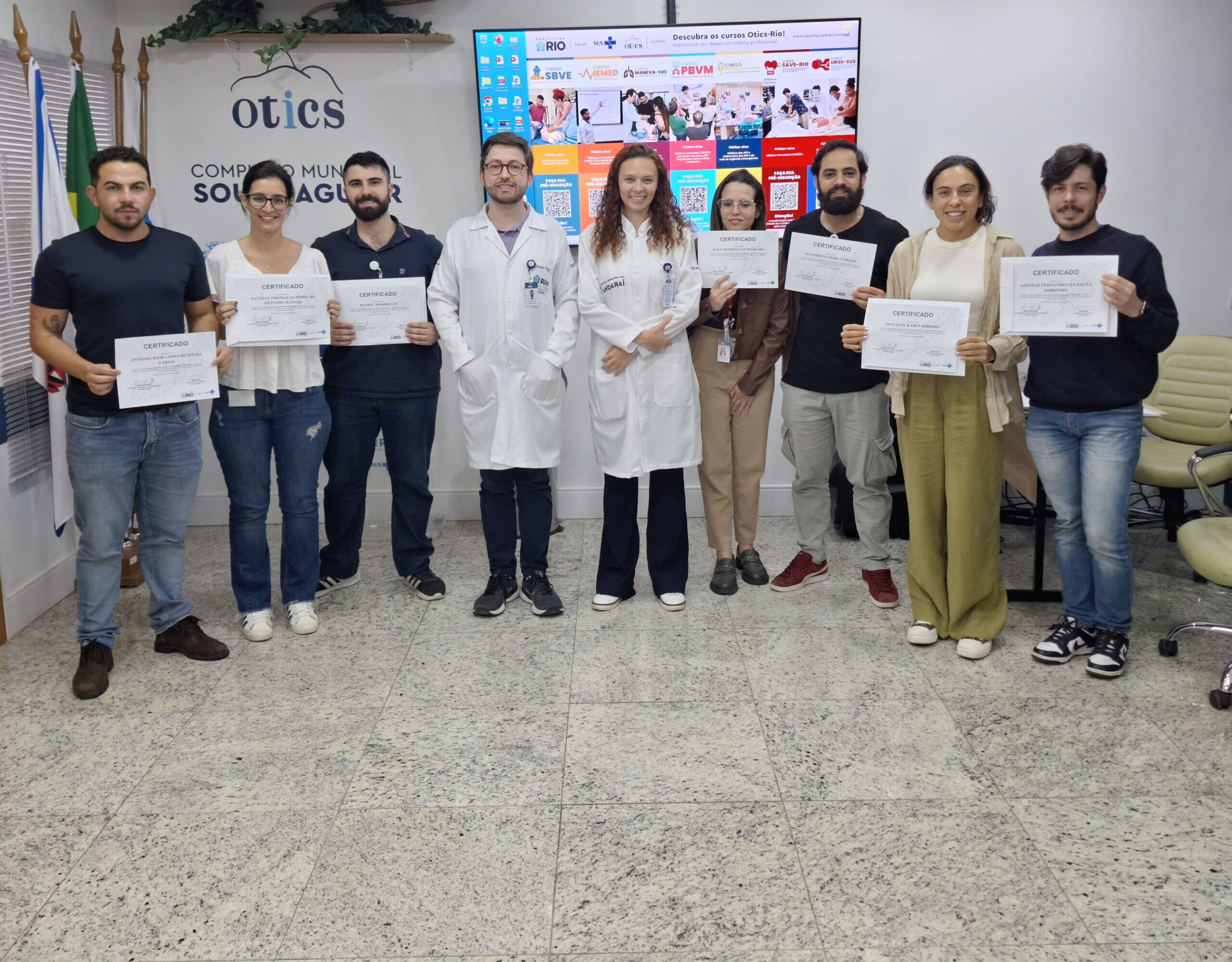 31ª turma do SAVE-RIO aconteceu no Hospital Municipal Souza Aguiar