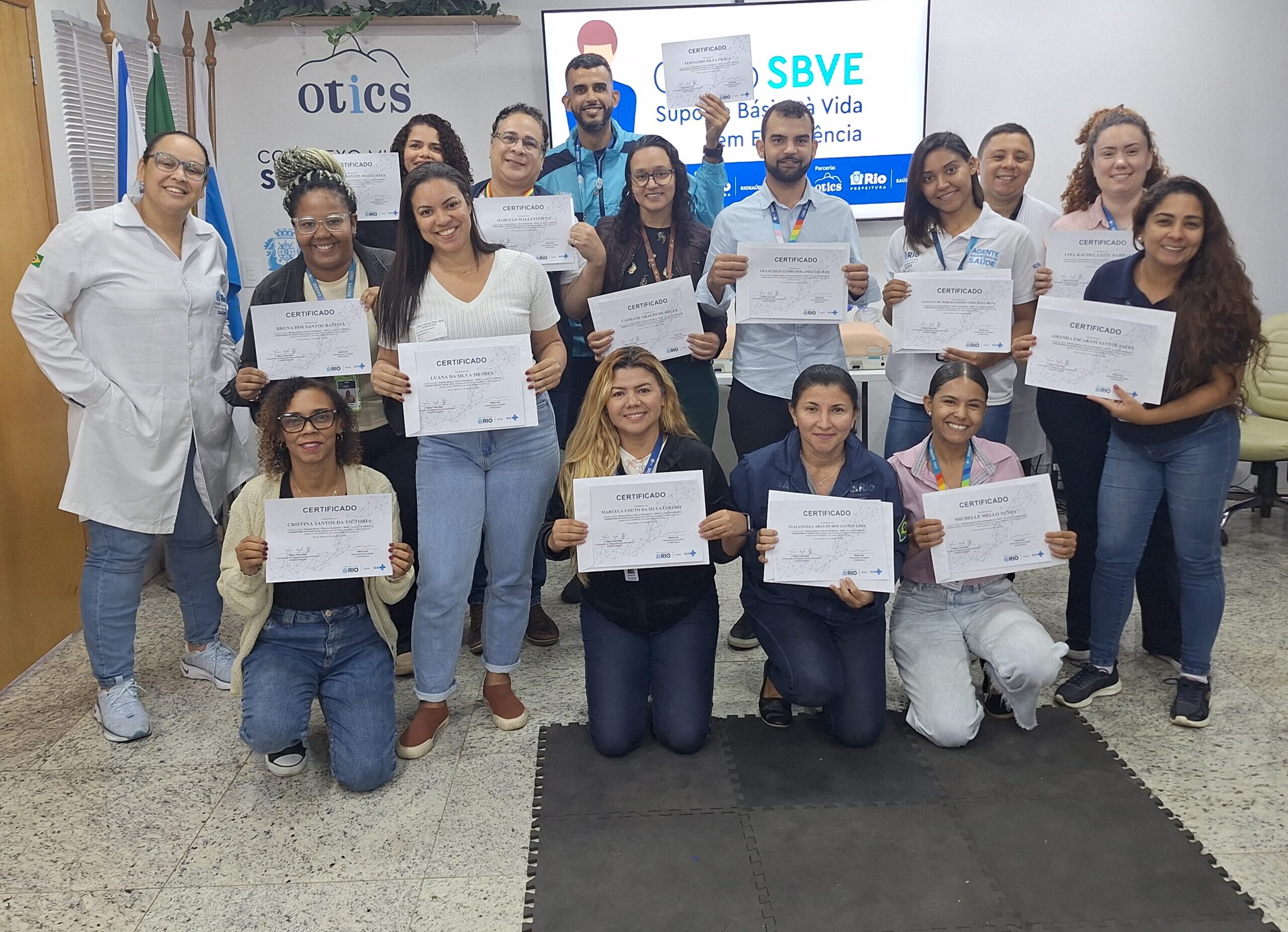 70ª Turma do Curso de Suporte Básico à Vida em Emergências no Souza Aguiar
