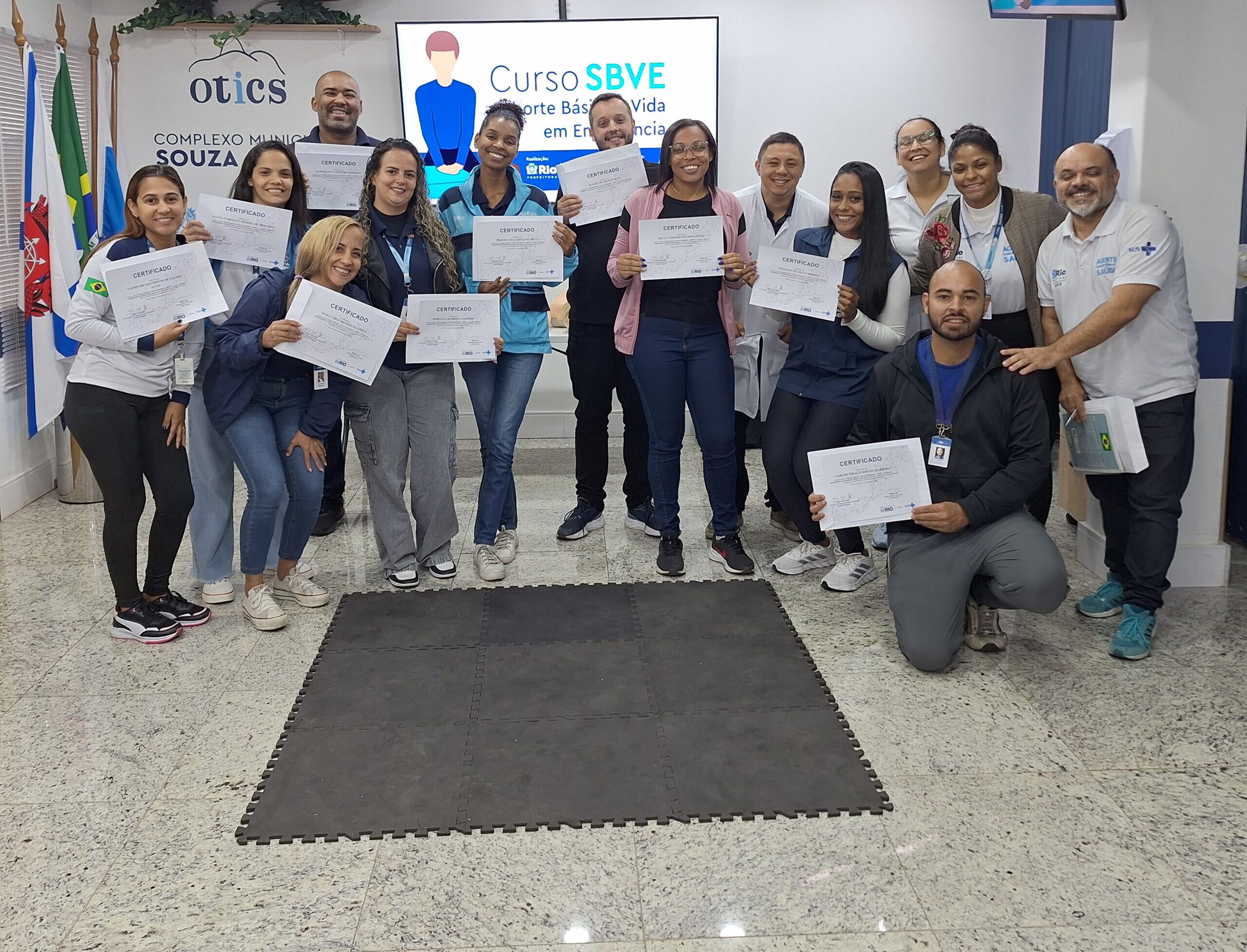 69ª Turma do Curso de Suporte Básico à Vida em Emergências no Souza Aguiar