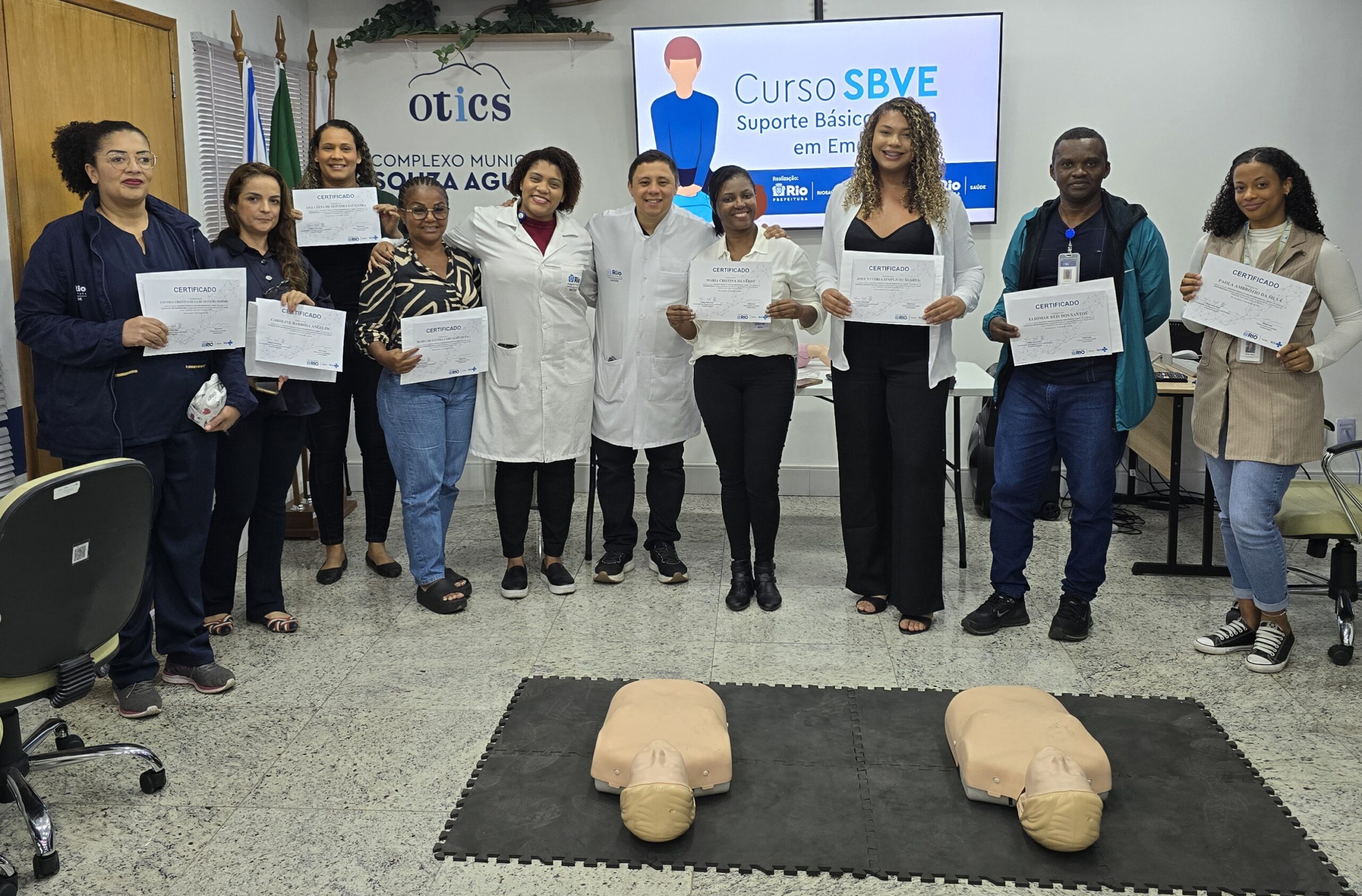 71ª Turma do Curso de Suporte Básico à Vida em Emergências no Souza Aguiar