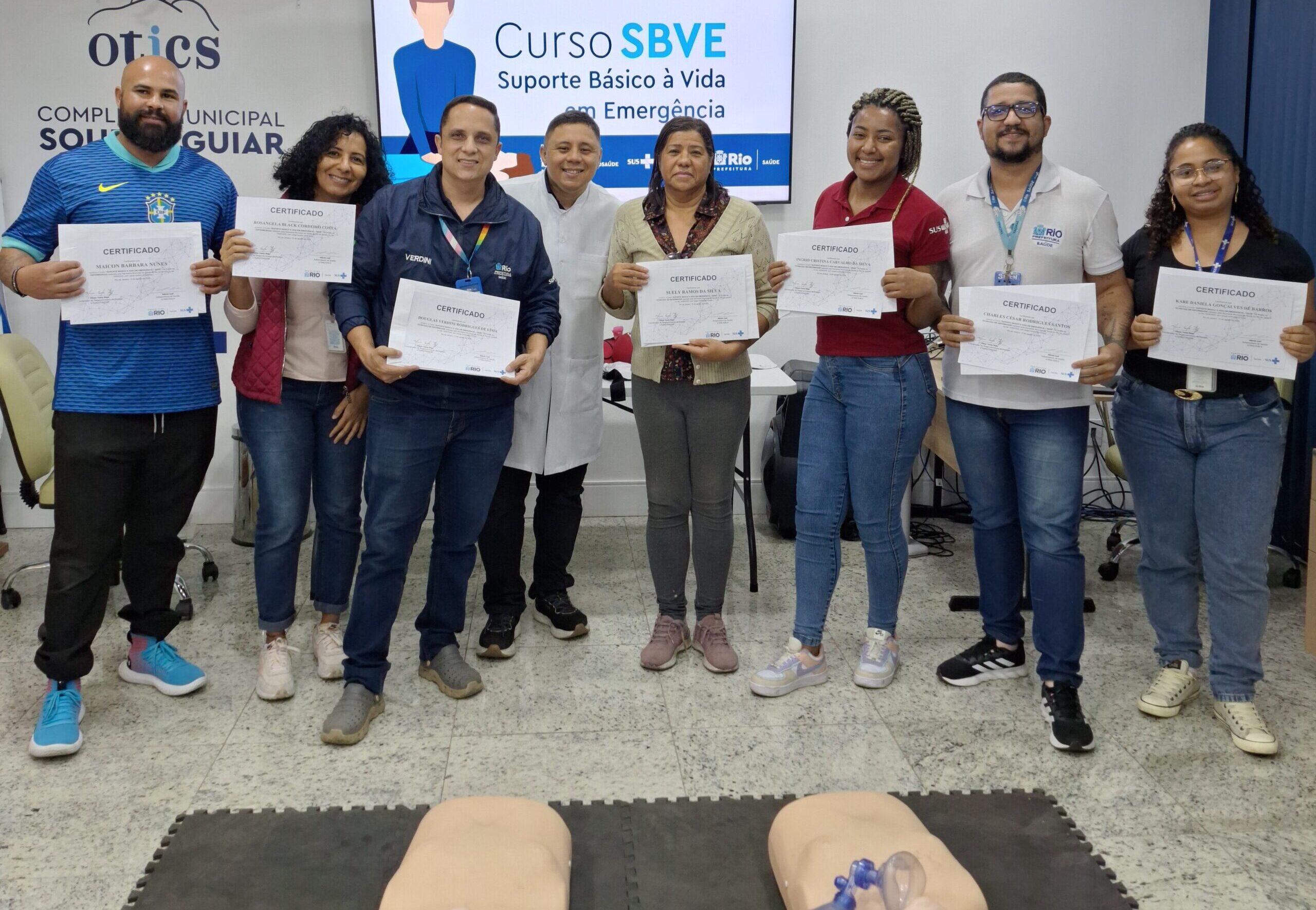 72ª Turma do Curso de Suporte Básico à Vida em Emergências no Souza Aguiar
