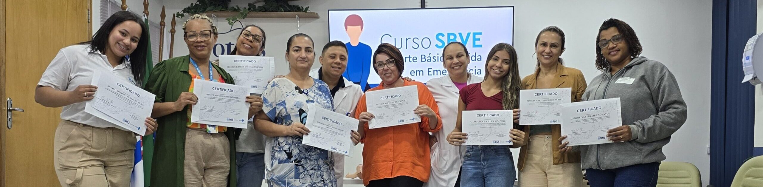 74ª Turma do Curso de Suporte Básico à Vida em Emergências no Souza Aguiar