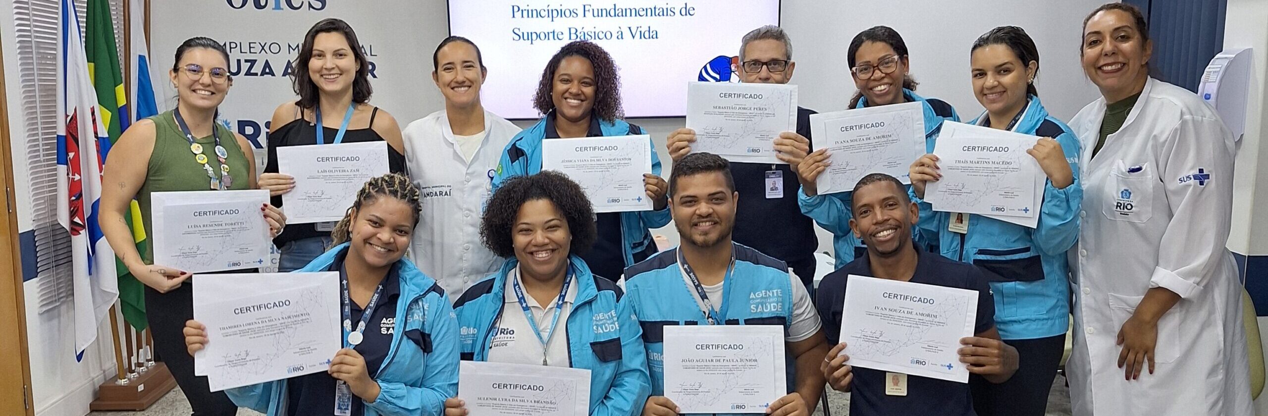 75ª Turma do Curso de Suporte Básico à Vida em Emergências no Souza Aguiar