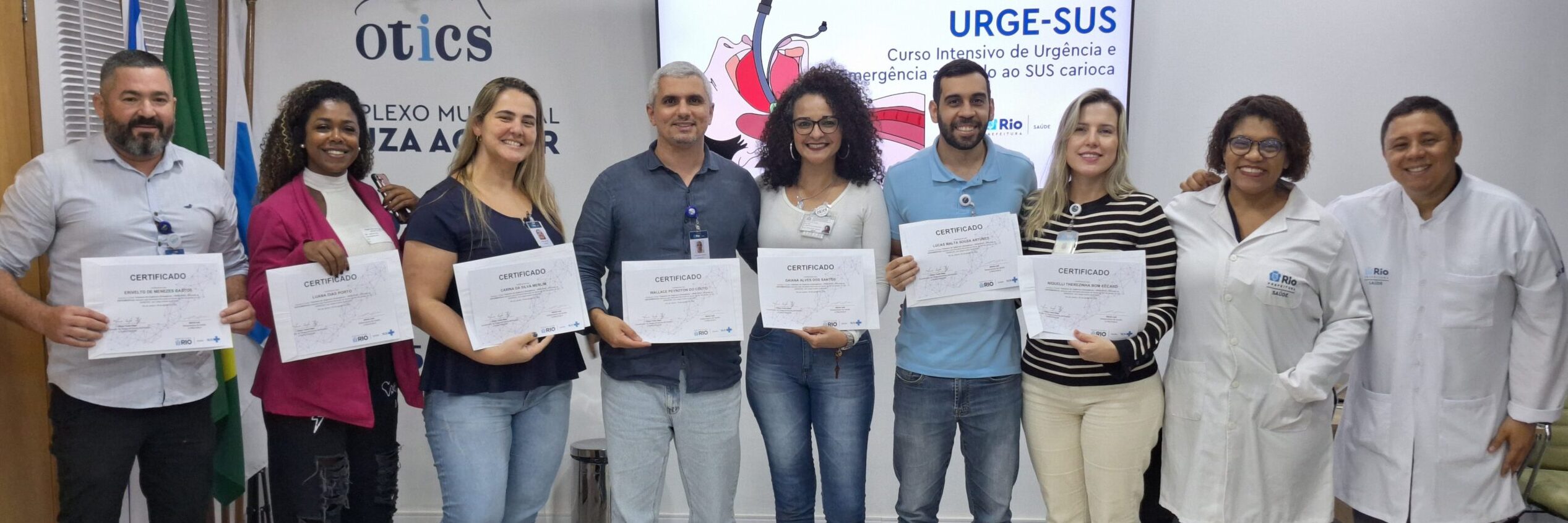 14ª Turma do Curso Intensivo de Urgência e Emergência Aplicado ao SUS Carioca – URGE-SUS no Hospital Souza Aguiar