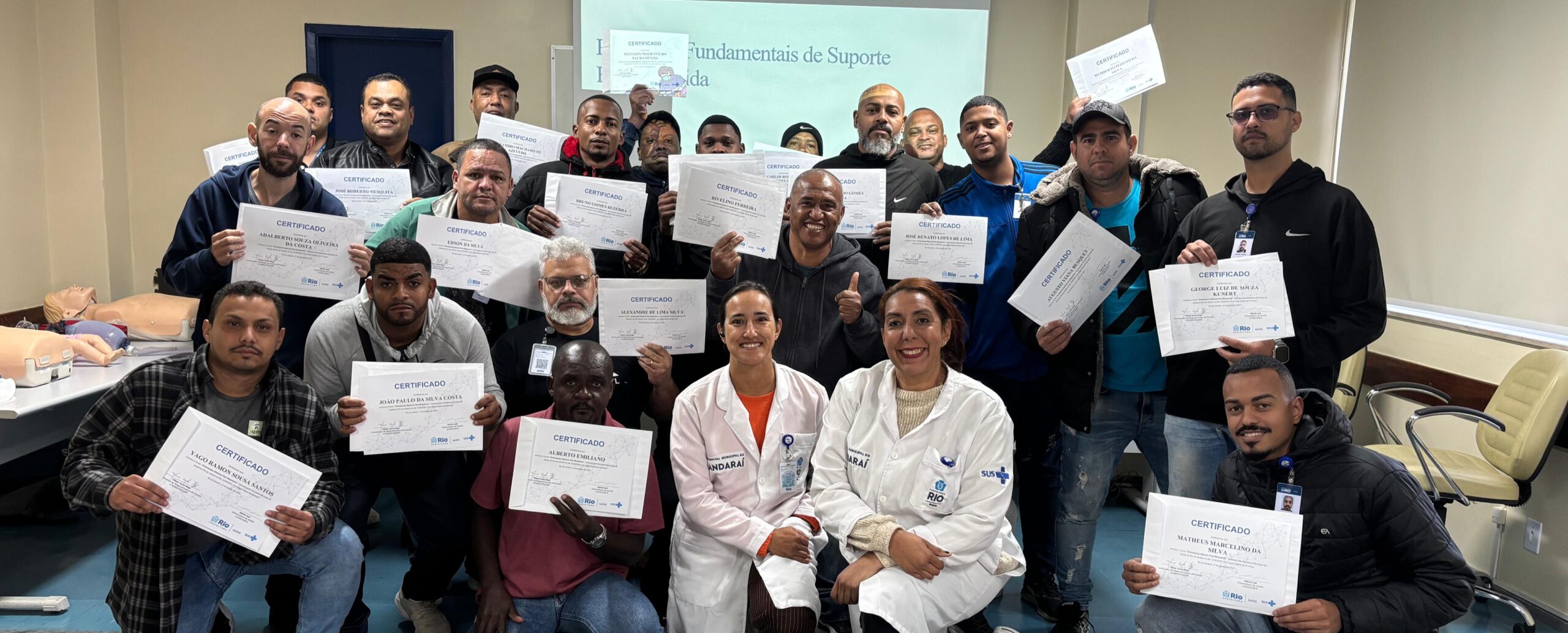 7ª turma do Curso de “Orientações Básicas para Maqueiros” (OBAMA) no IMPP