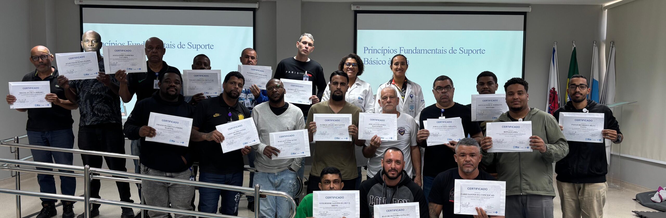 8ª turma do Curso de “Orientações Básicas para Maqueiros” (OBAMA) no IMPP