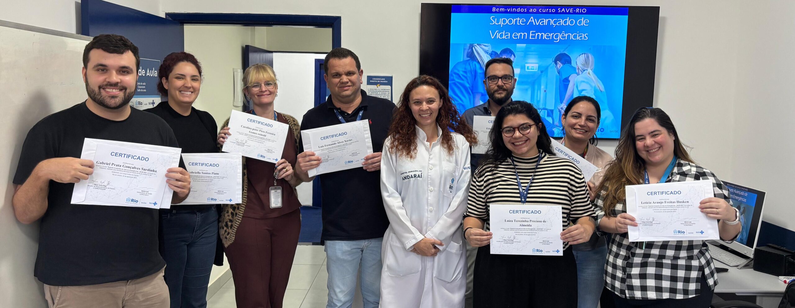 32ª turma do SAVE-RIO aconteceu no INSTITUTO MUNICIPAL PHILIPPE PINEL