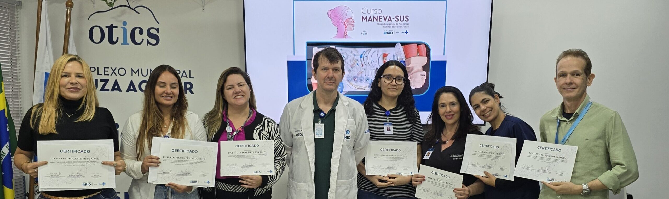 23ª turma do Curso de Manejo de Vias Aéreas, incluindo as de difícil acesso realizada na Estação OTICS-Rio Souza Aguiar