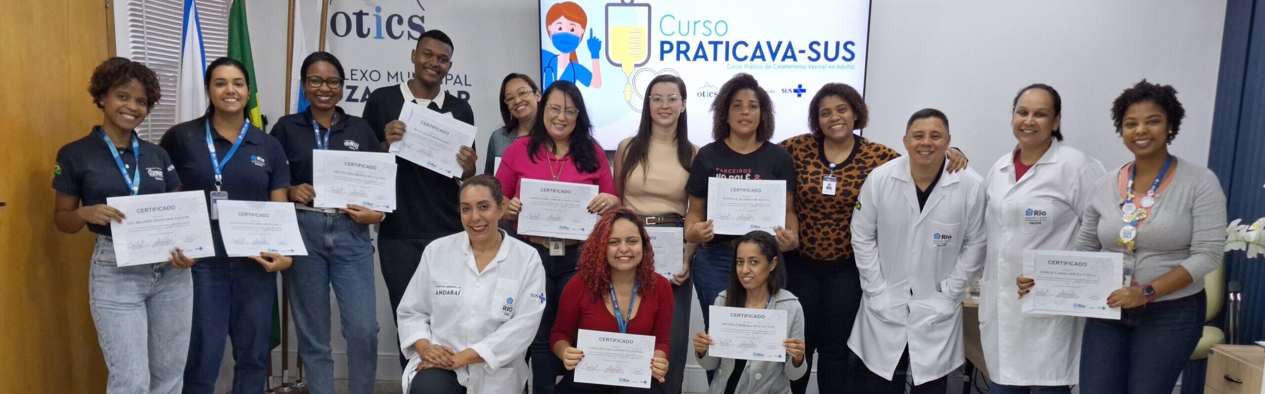 11ª Turma do Curso Prático de Cateterismo Vesical no Adulto (PRATICAVA-SUS) no Hospital Souza Aguiar