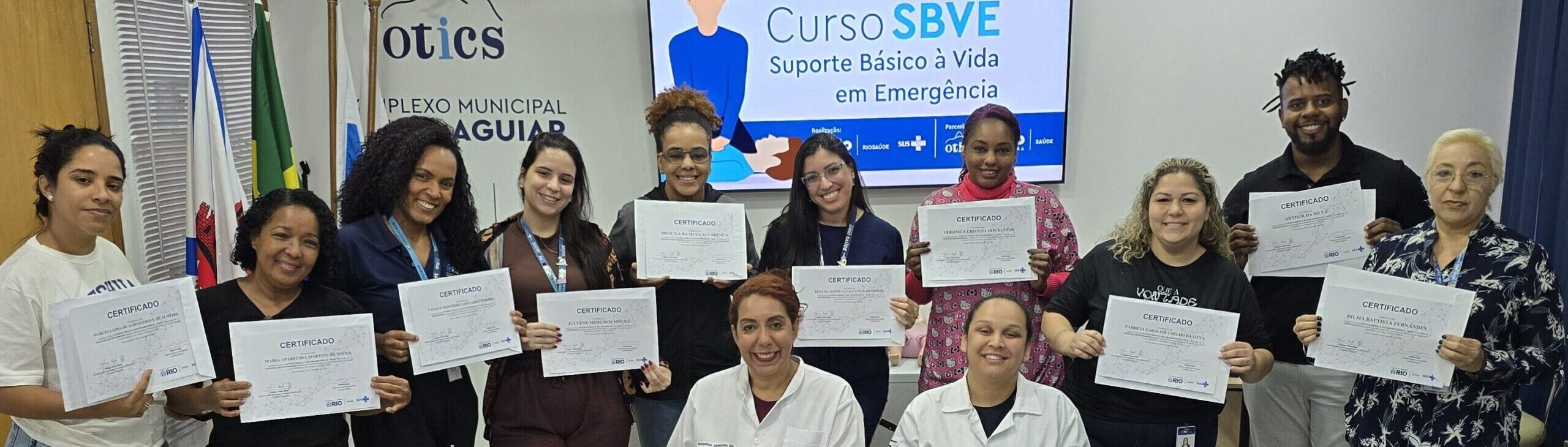 79ª Turma do Curso de Suporte Básico à Vida em Emergências no Souza Aguiar