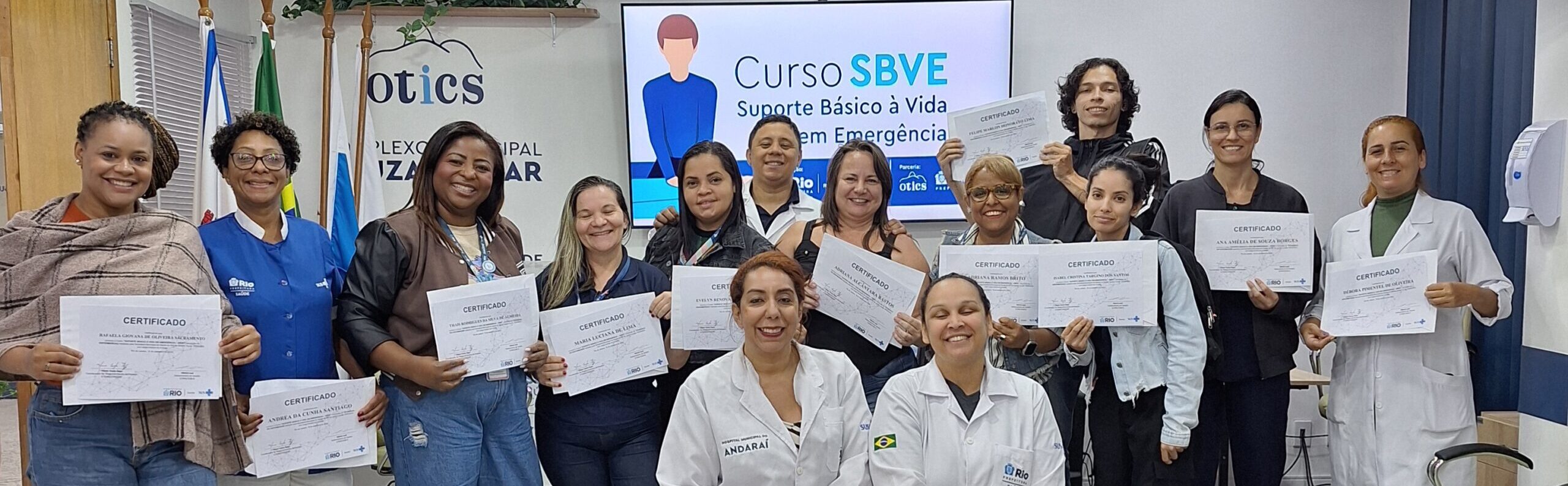 83ª Turma do Curso de Suporte Básico à Vida em Emergências no Souza Aguiar